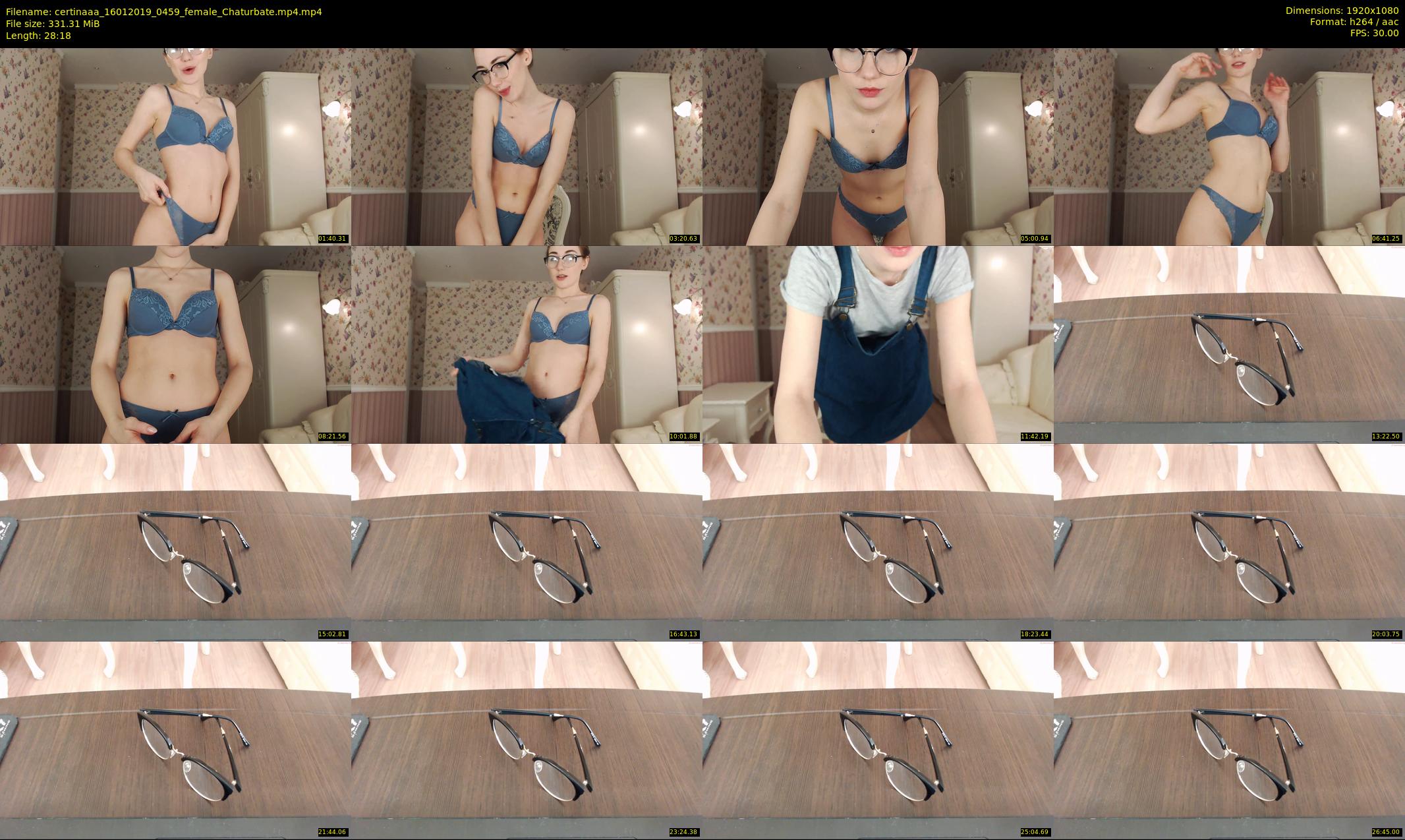 certinaaa — 29 minute Chaturbate female cam show recording, 1080p, Jan 16, 2019