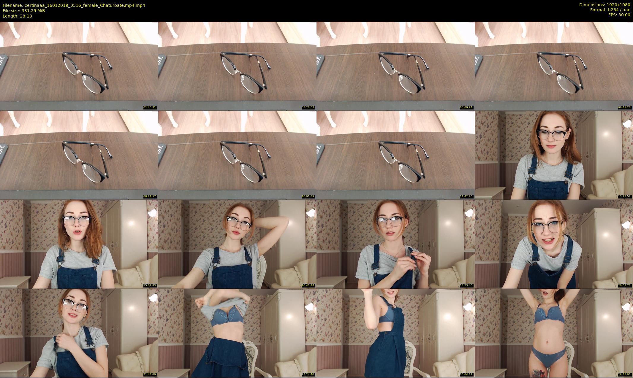 certinaaa — 29 minute Chaturbate female cam show recording, 1080p, Jan 16, 2019