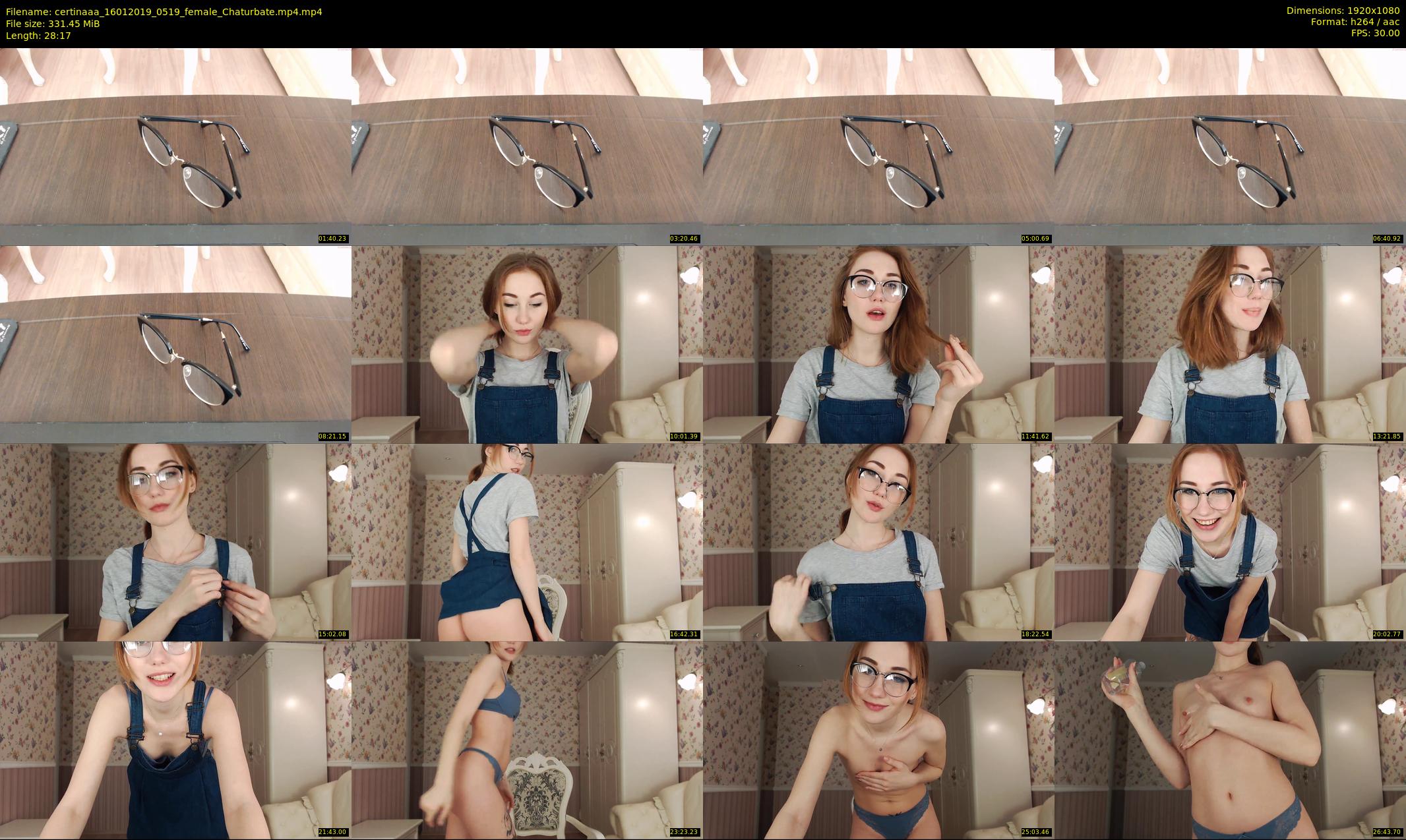 certinaaa — 29 minute Chaturbate female cam show recording, 1080p, Jan 16, 2019