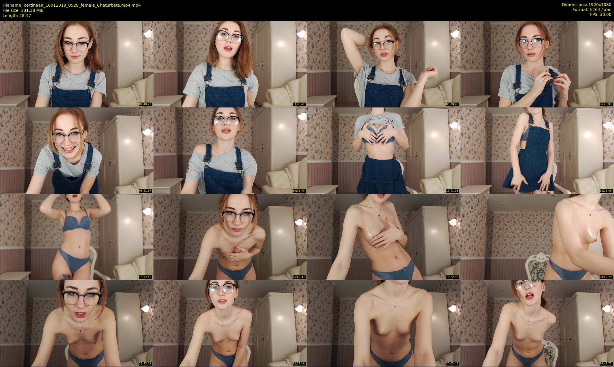 certinaaa — 29 minute Chaturbate female cam show recording, 1080p, Jan 16, 2019