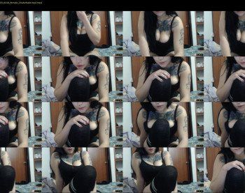 darknes_lilith18 — 5 minute Chaturbate female cam show recording, 480p, Jan 16, 2019
