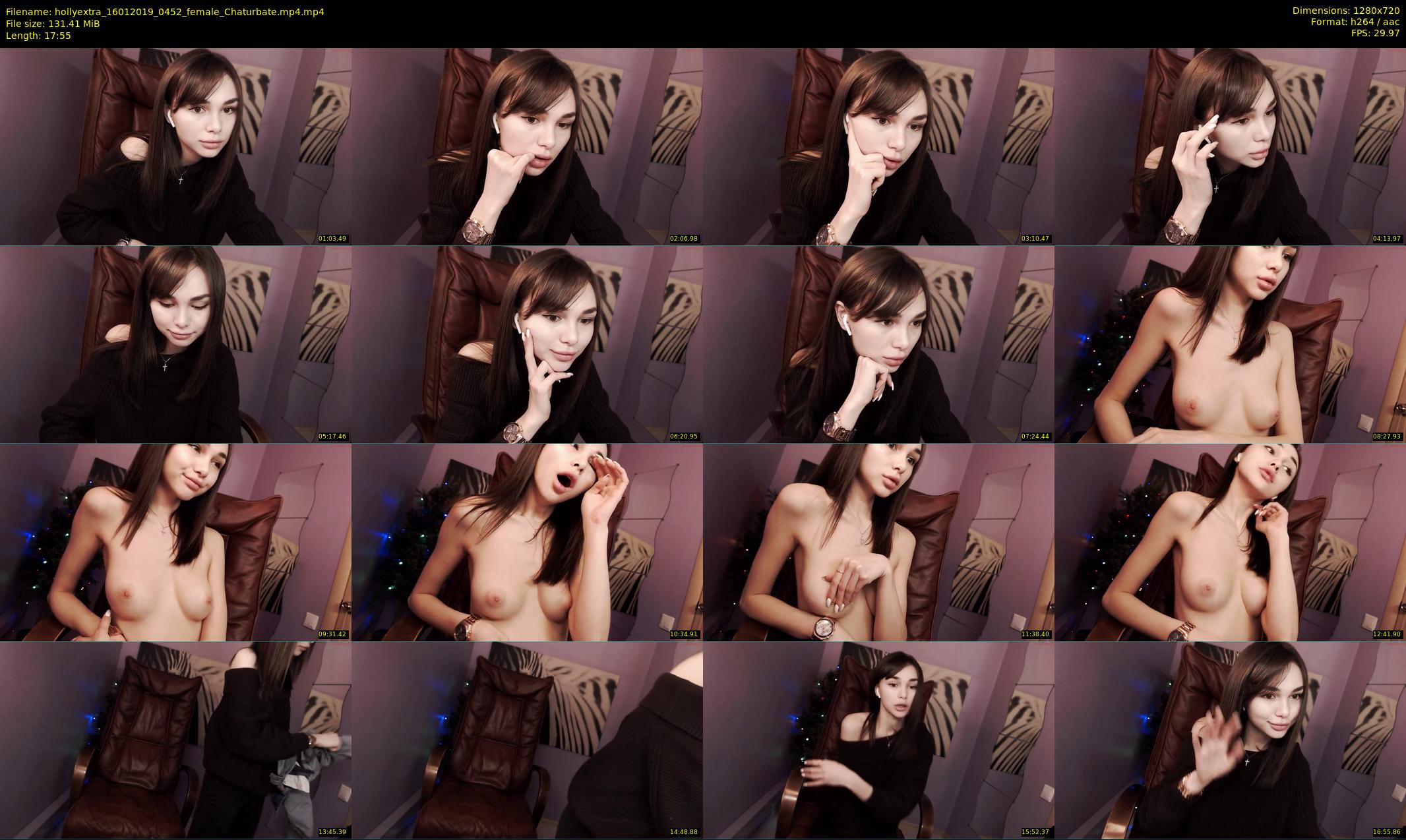 hollyextra — 18 minute Chaturbate female cam show recording, 720p, Jan 16, 2019