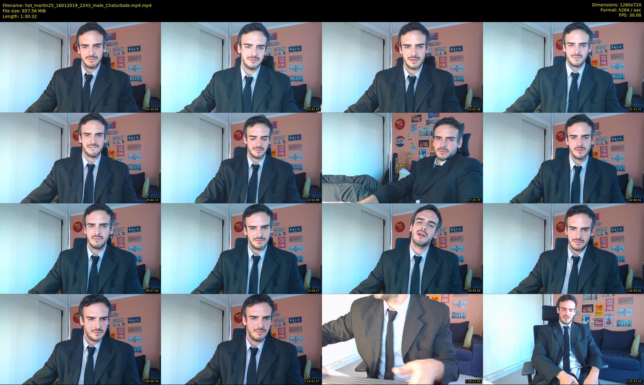 hot_martin25 — 91 minute Chaturbate male cam show recording, 720p, Jan 16, 2019