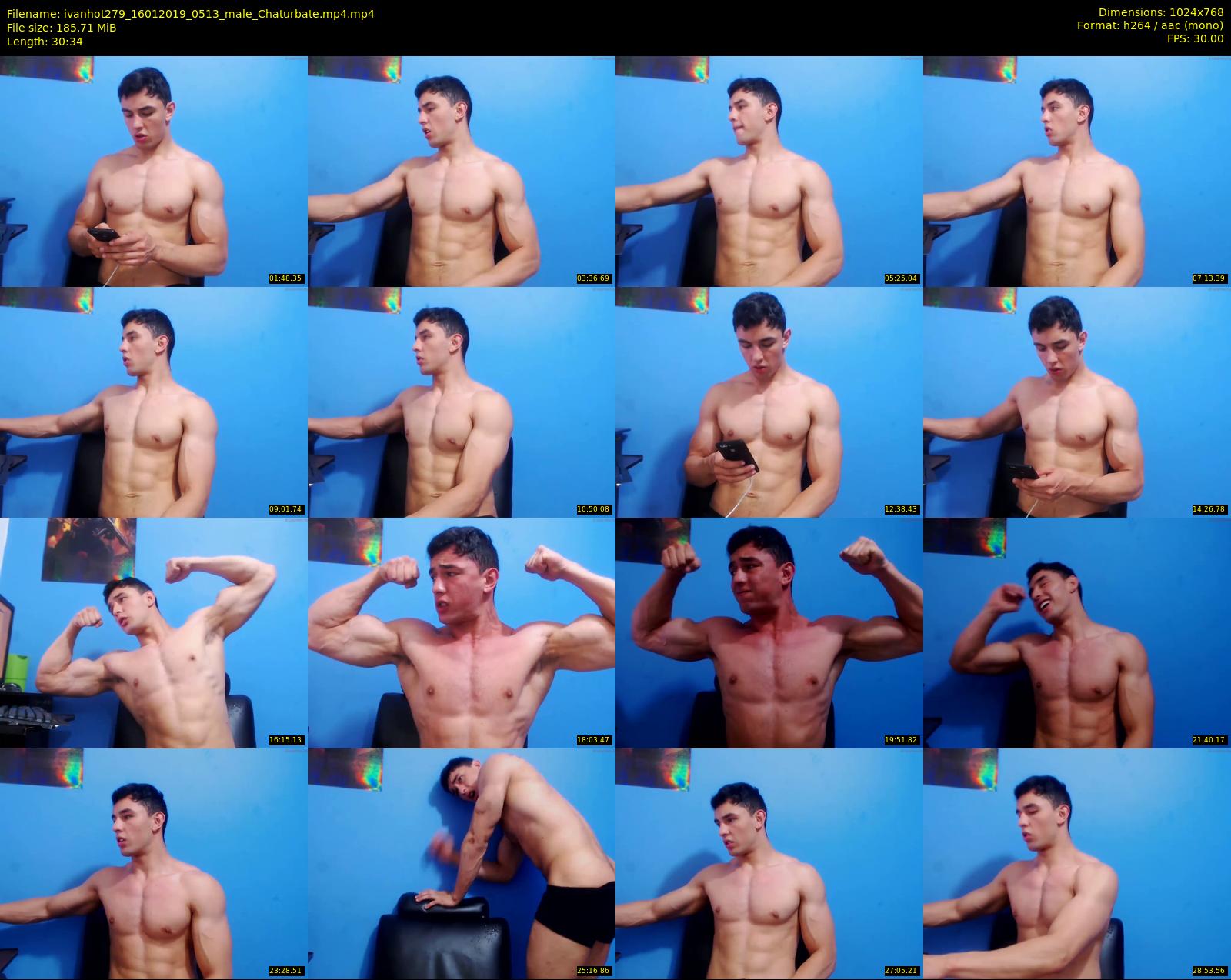 ivanhot279 — 31 minute Chaturbate male cam show recording, 720p, Jan 16, 2019