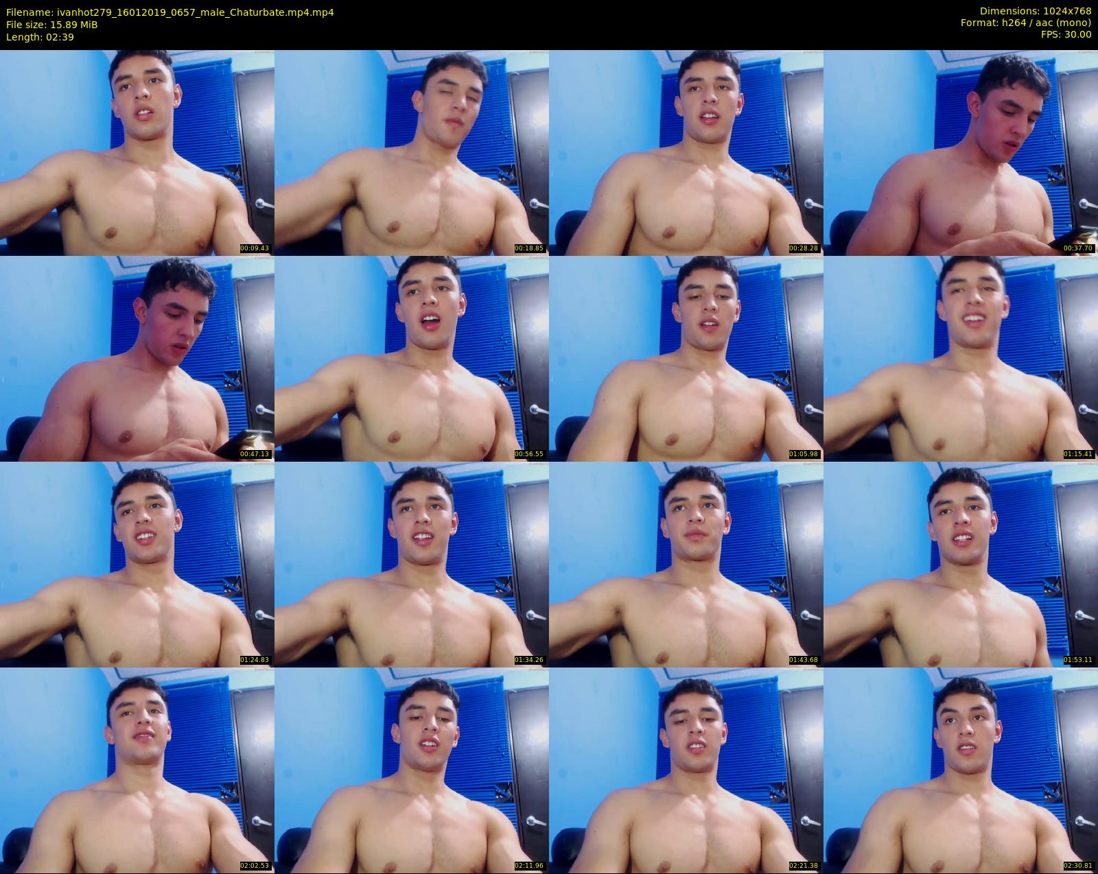 ivanhot279 — 3 minute Chaturbate male cam show recording, 720p, Jan 16, 2019