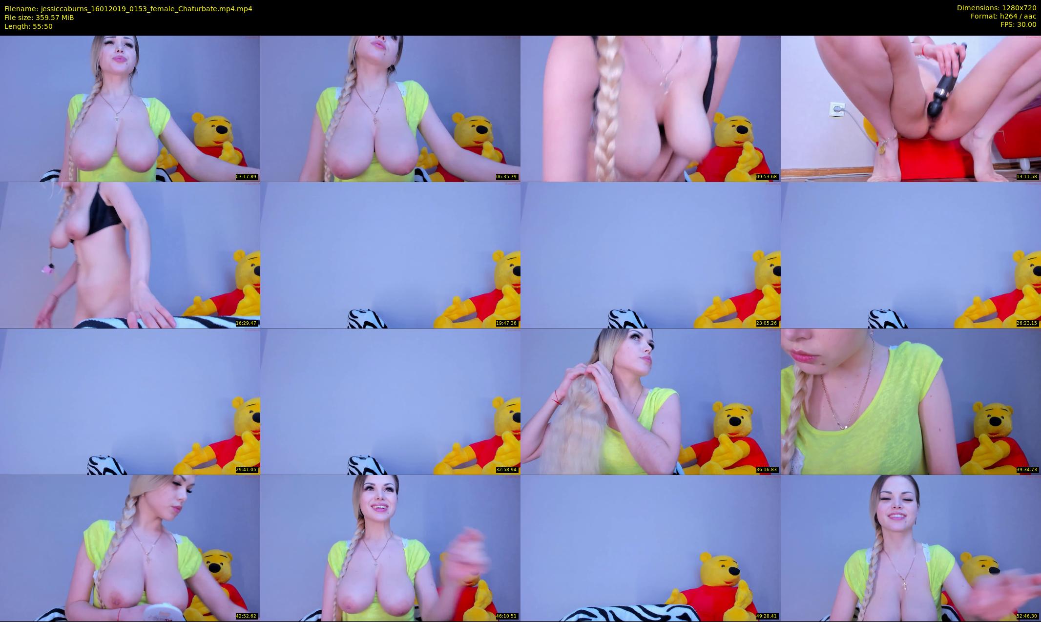 jessiccaburns — 56 minute Chaturbate female cam show recording, 720p, Jan 16, 2019
