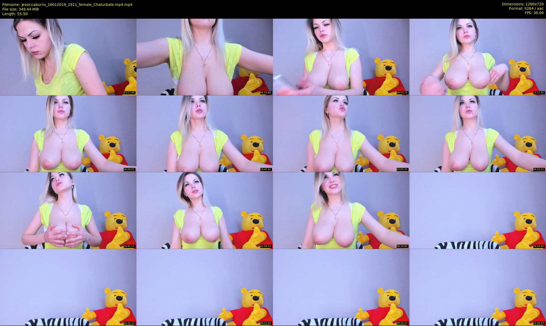 jessiccaburns — 56 minute Chaturbate female cam show recording, 720p, Jan 16, 2019