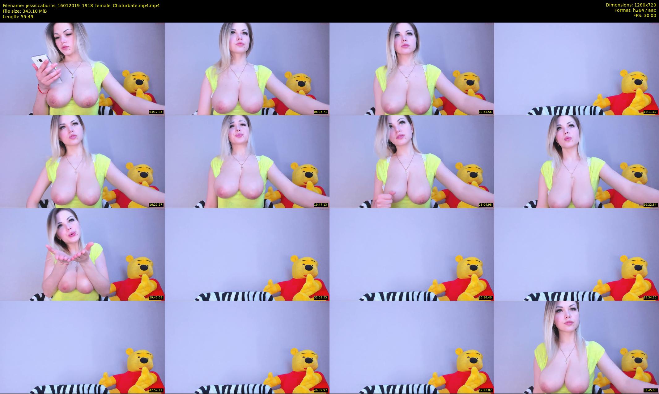 jessiccaburns — 56 minute Chaturbate female cam show recording, 720p, Jan 16, 2019