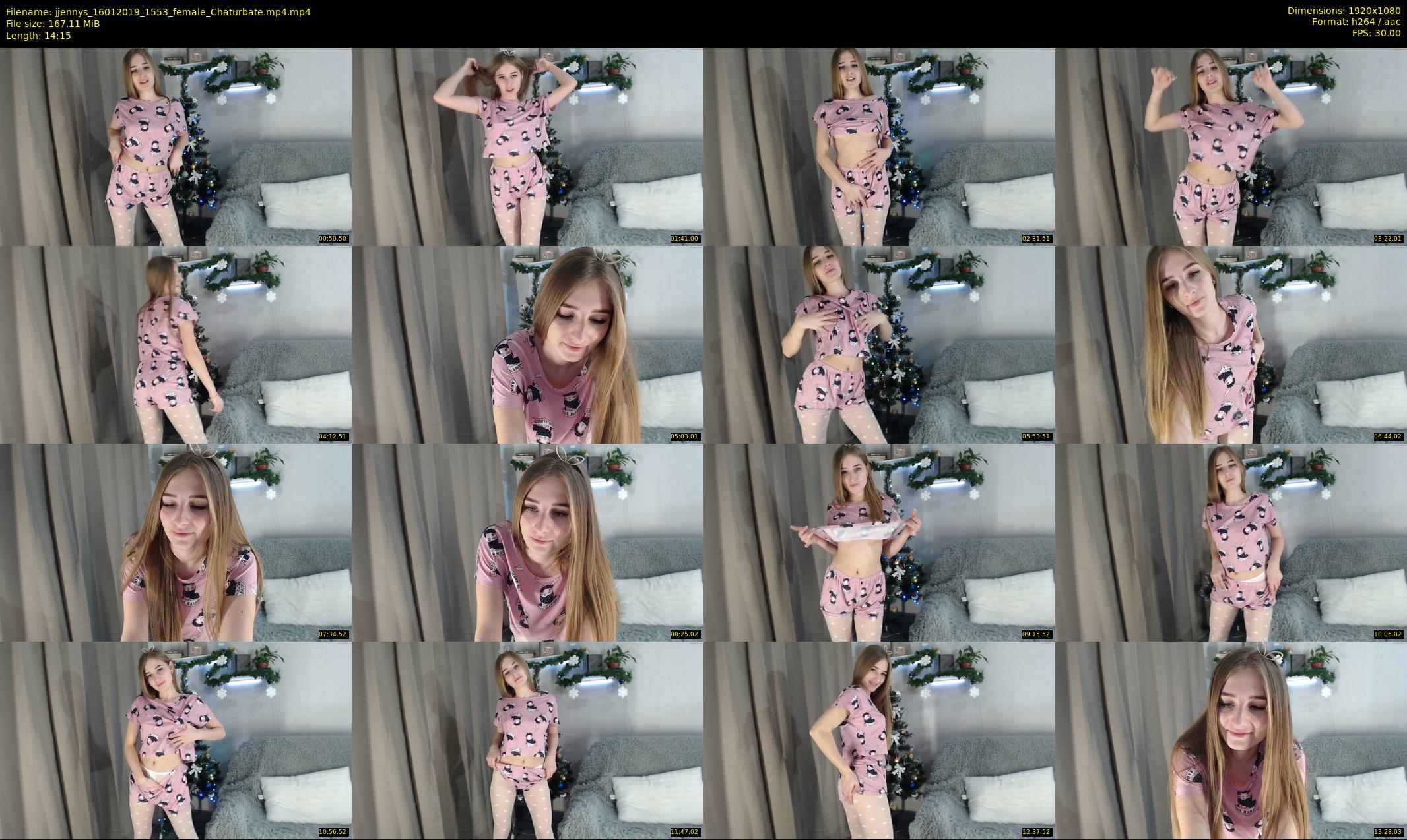 jjennys — 15 minute Chaturbate female cam show recording, 1080p, Jan 16, 2019