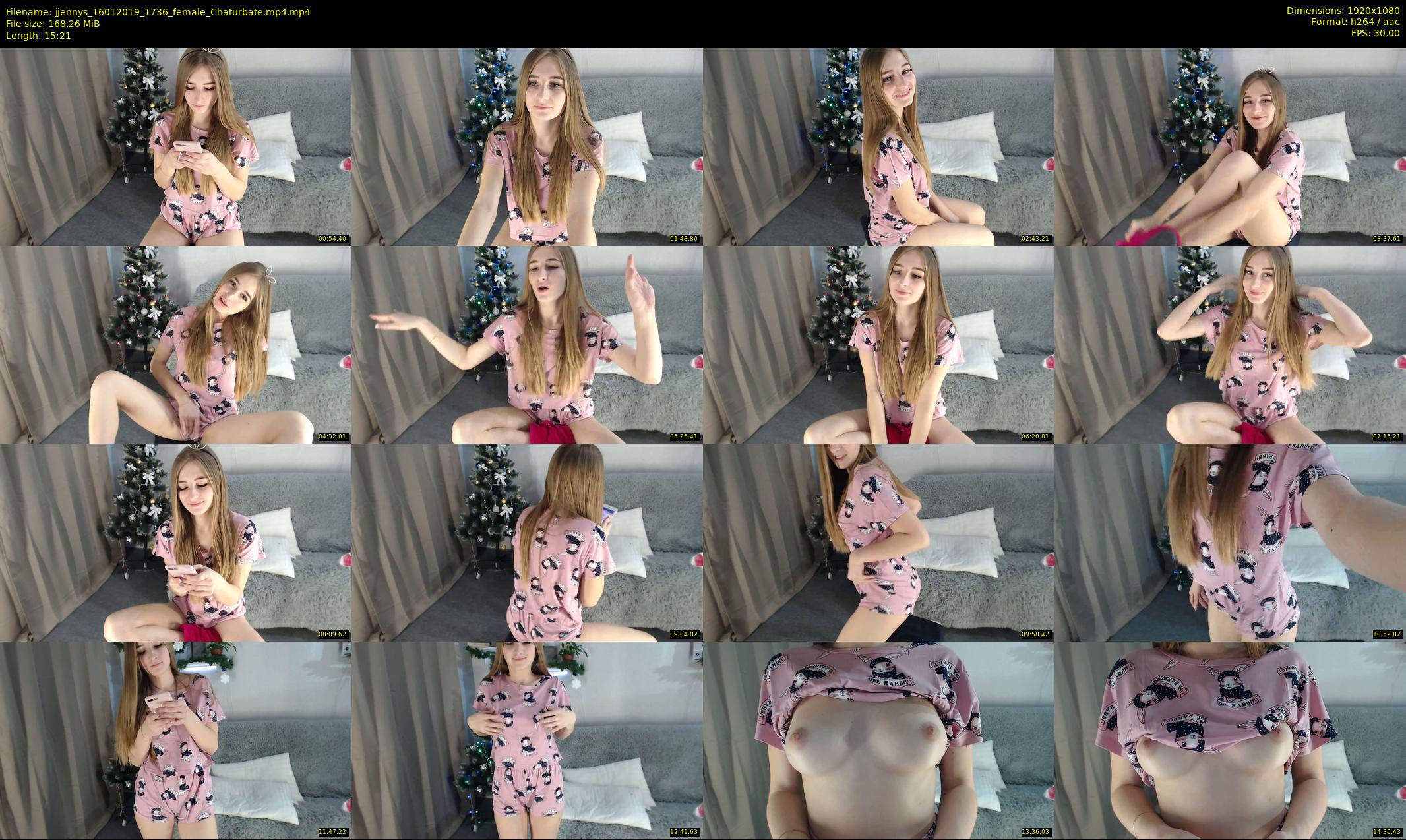 jjennys — 16 minute Chaturbate female cam show recording, 1080p, Jan 16, 2019