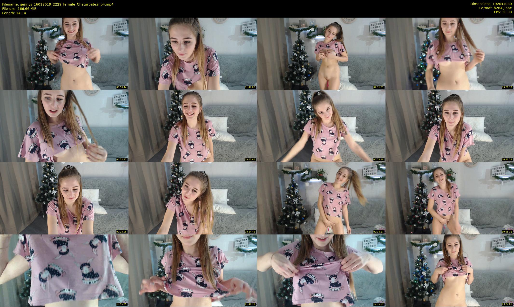 jjennys — 15 minute Chaturbate female cam show recording, 1080p, Jan 16, 2019