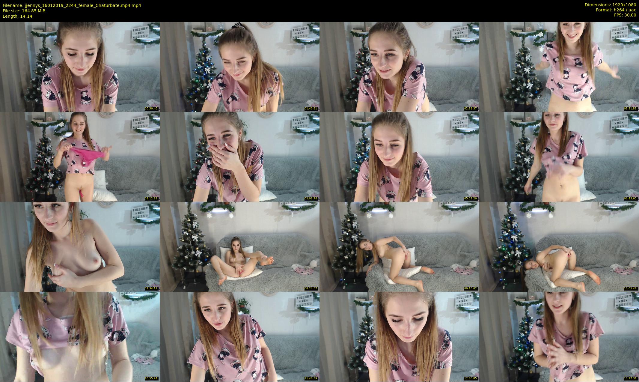 jjennys — 15 minute Chaturbate female cam show recording, 1080p, Jan 16, 2019