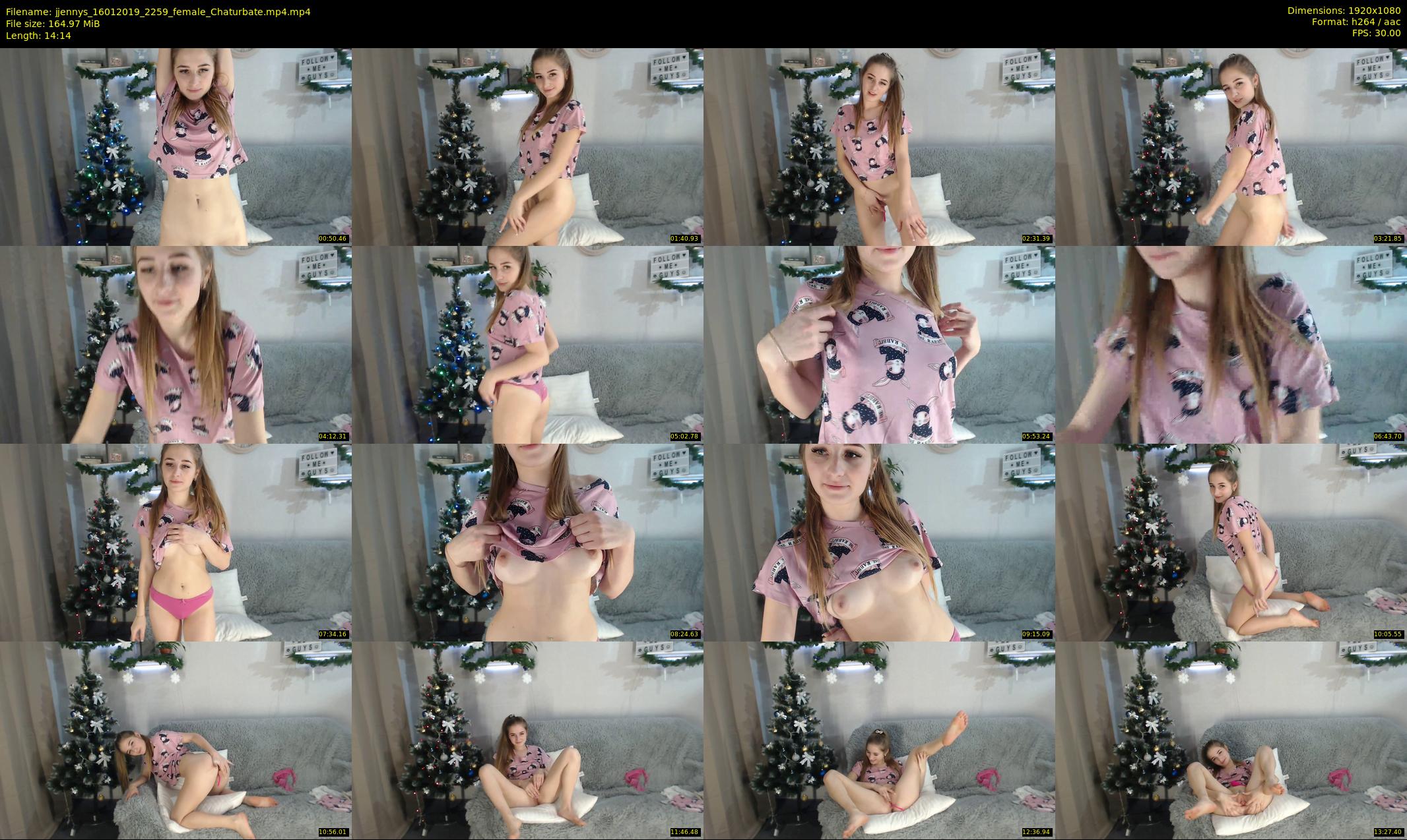 jjennys — 15 minute Chaturbate female cam show recording, 1080p, Jan 16, 2019