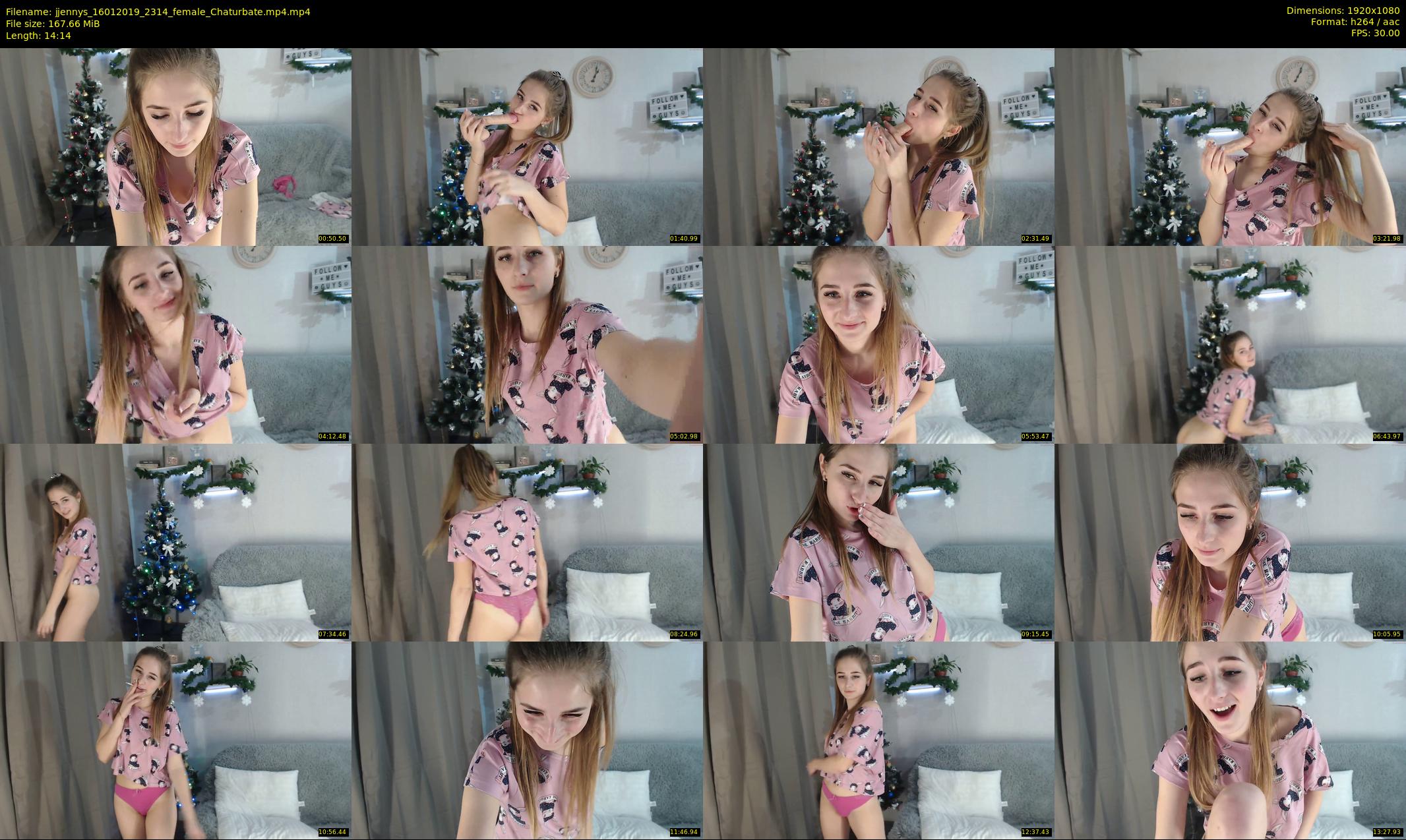 jjennys — 15 minute Chaturbate female cam show recording, 1080p, Jan 16, 2019