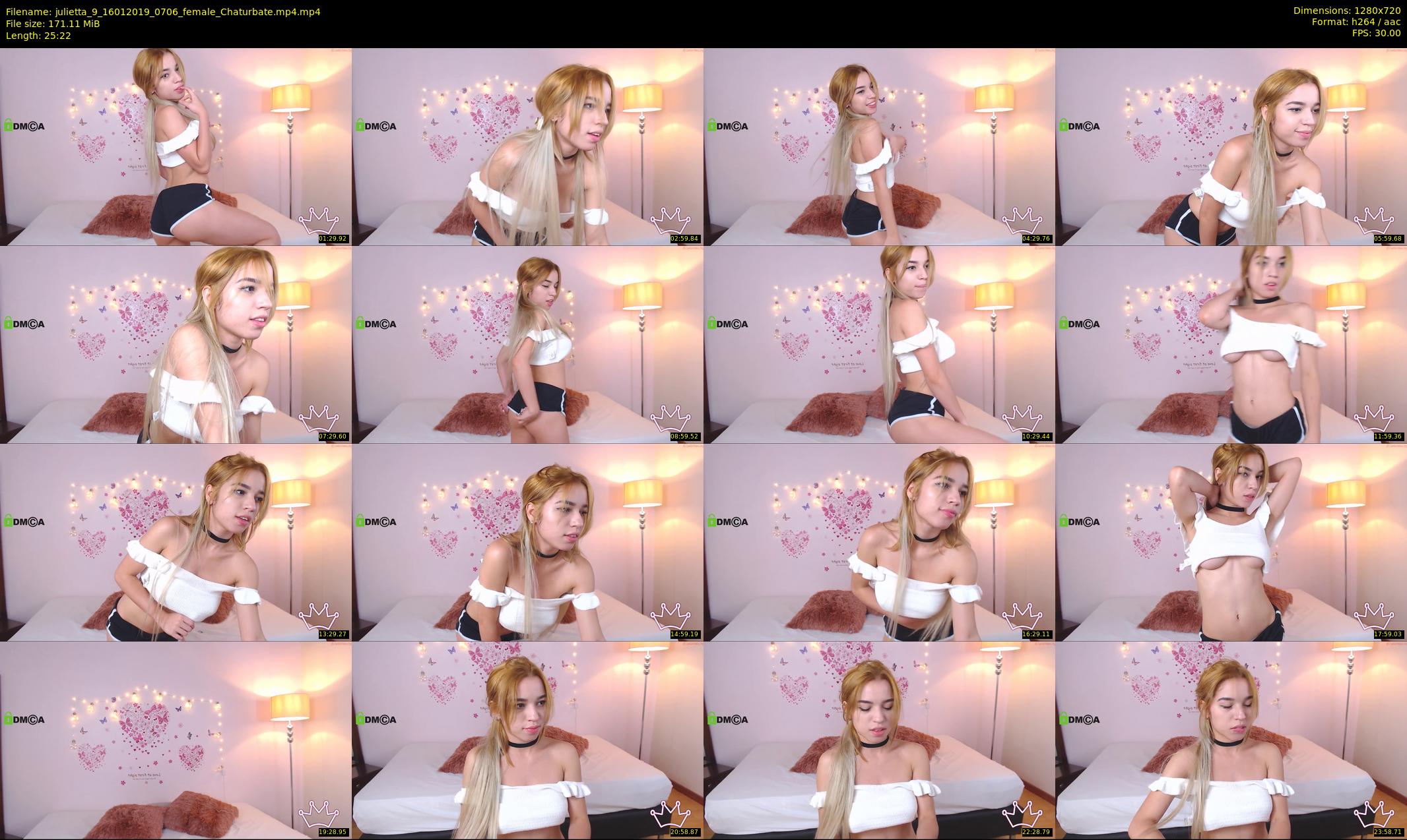 julietta_9 — 26 minute Chaturbate female cam show recording, 720p, Jan 16, 2019