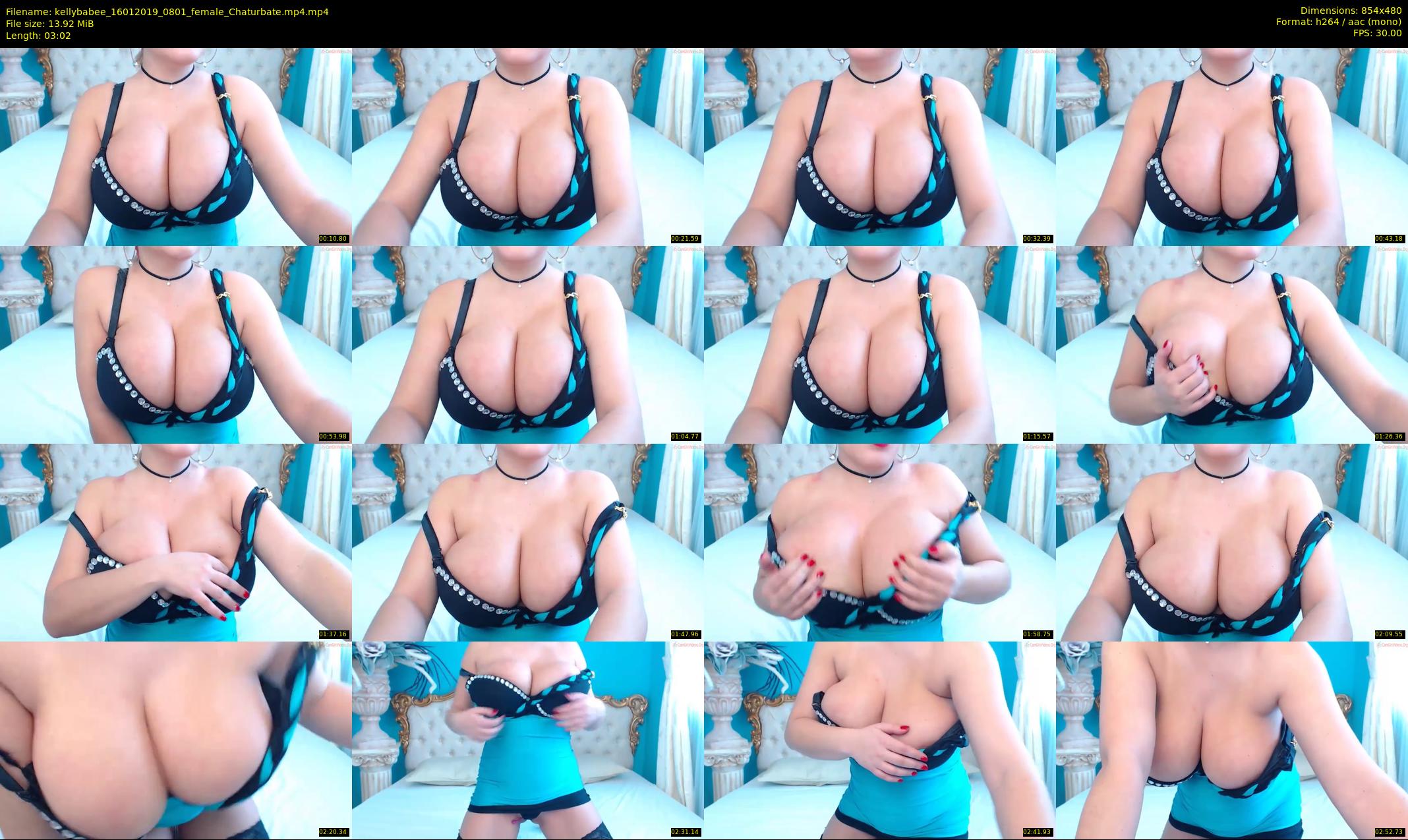 kellybabee — 4 minute Chaturbate female cam show recording, 480p, Jan 16, 2019
