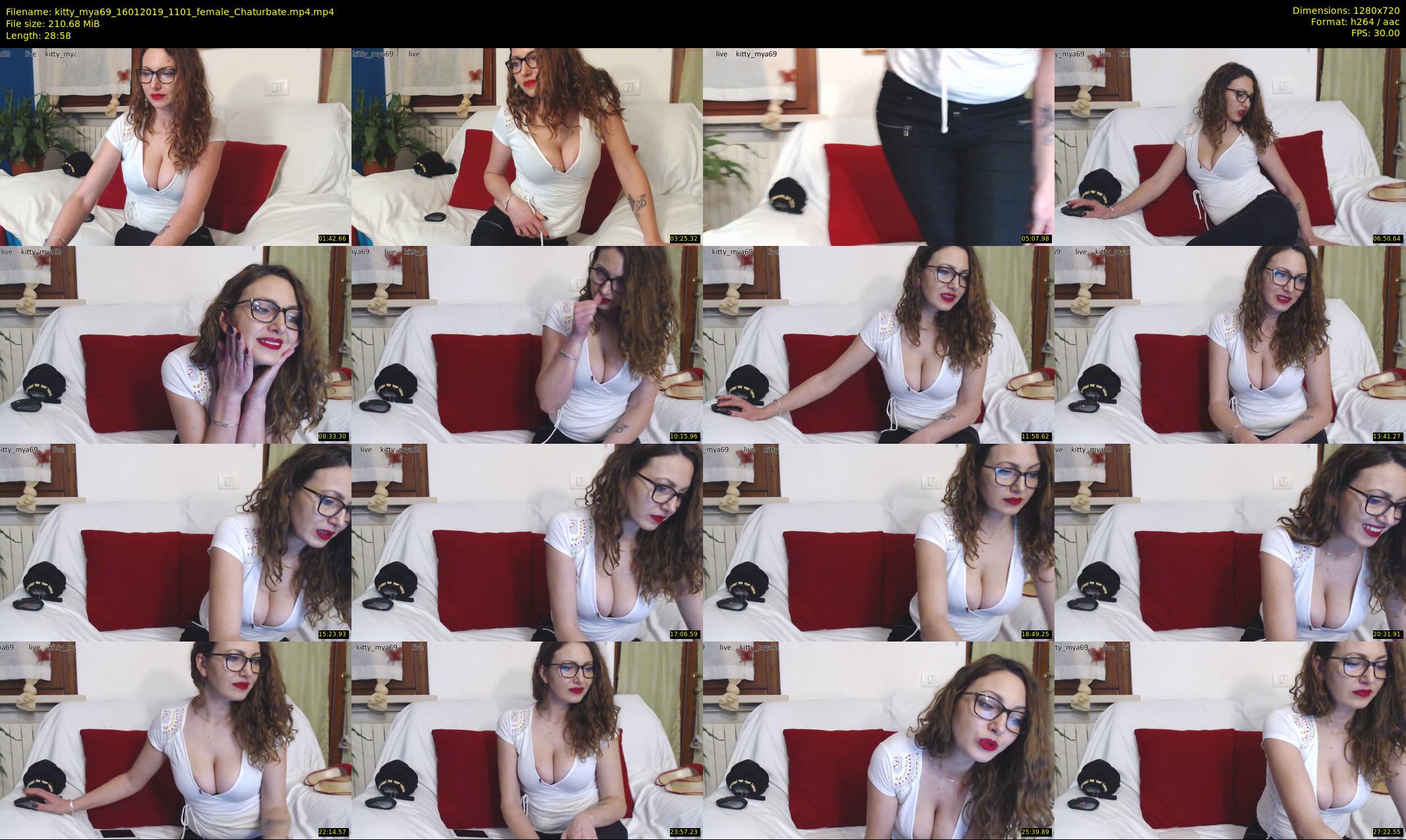 kitty_mya69 — 29 minute Chaturbate female cam show recording, 720p, Jan 16, 2019