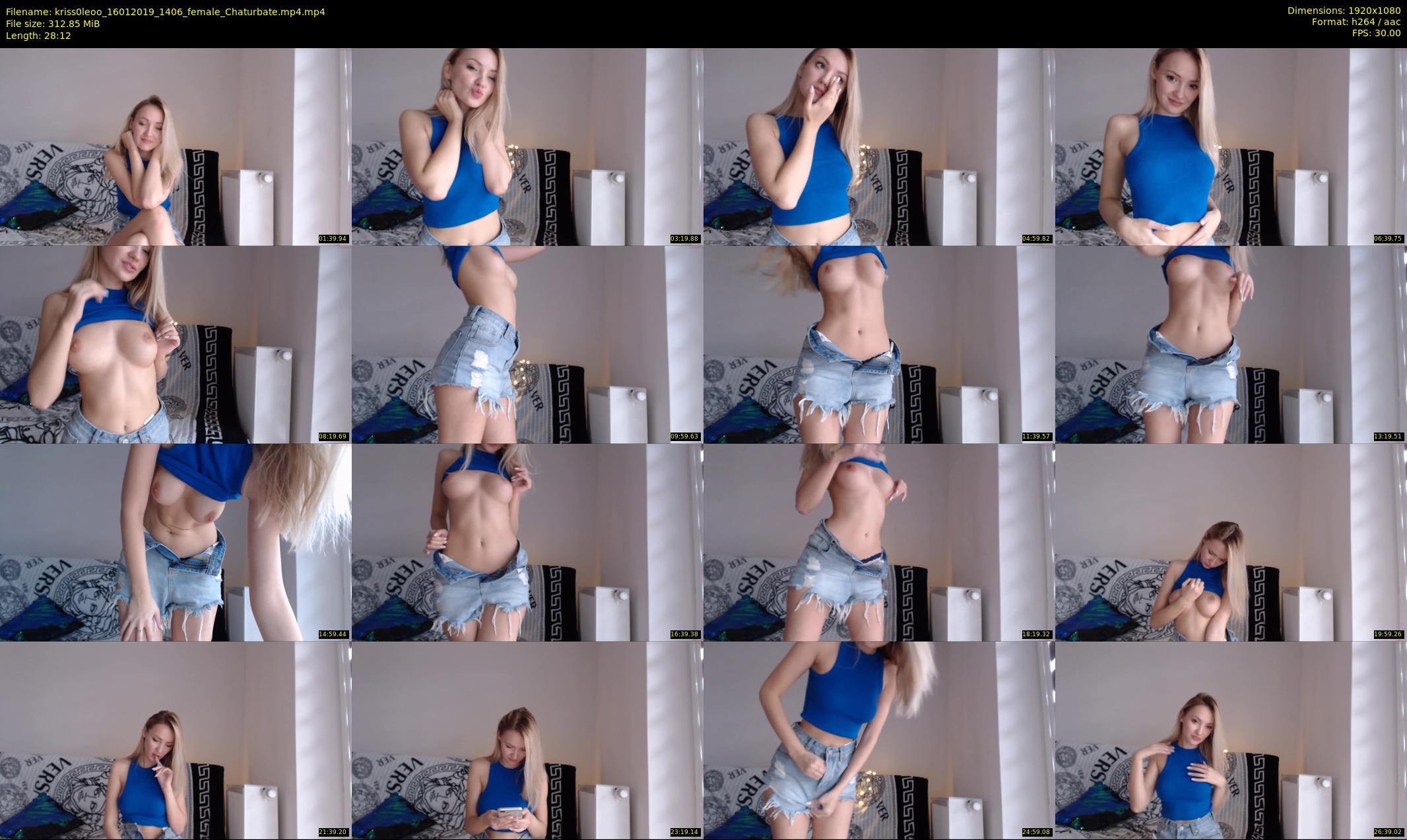 kriss0leoo — 29 minute Chaturbate couple cam show recording, 1080p, Jan 16, 2019