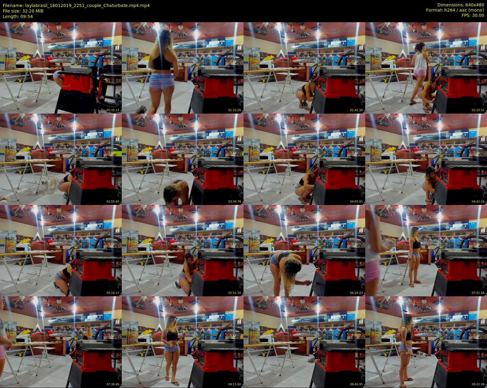 laylabrasil — 10 minute Chaturbate female cam show recording, 480p, Jan 16, 2019