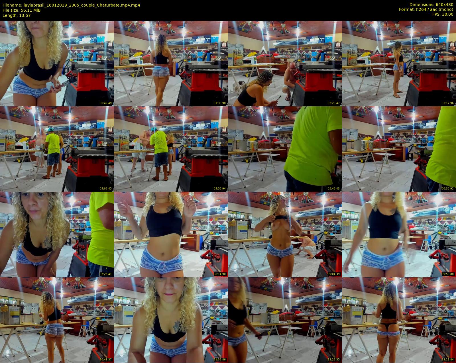 laylabrasil — 14 minute Chaturbate female cam show recording, 480p, Jan 16, 2019