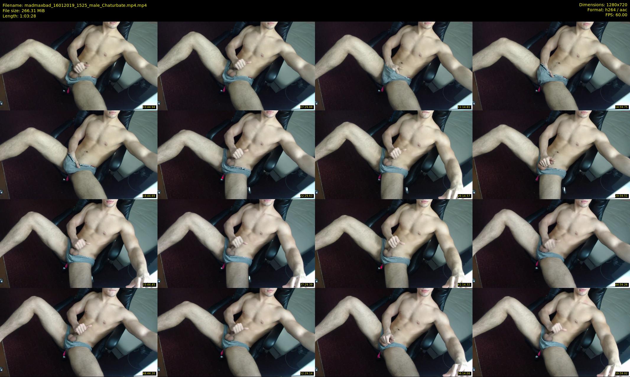 madmaxbad — 64 minute Chaturbate male cam show recording, 720p, Jan 16, 2019