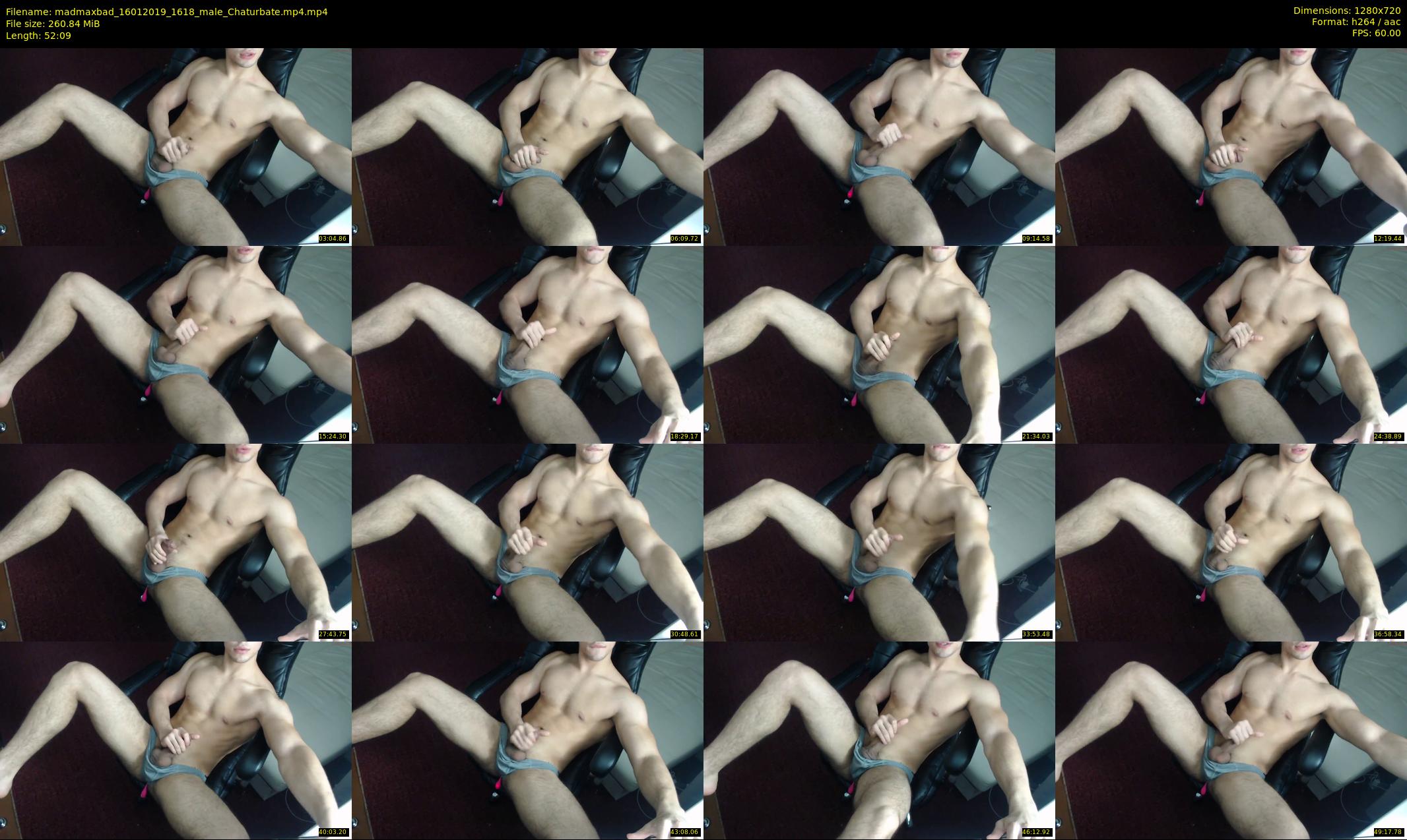 madmaxbad — 53 minute Chaturbate male cam show recording, 720p, Jan 16, 2019