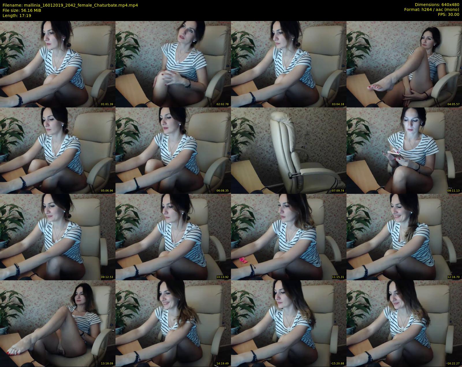 mallinia — 18 minute Chaturbate female cam show recording, 480p, Jan 16, 2019