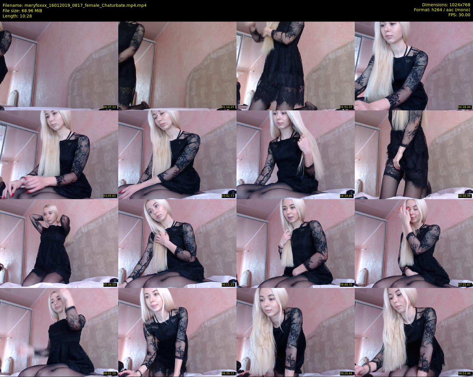 meryfoxxx — 11 minute Chaturbate female cam show recording, 720p, Jan 16, 2019