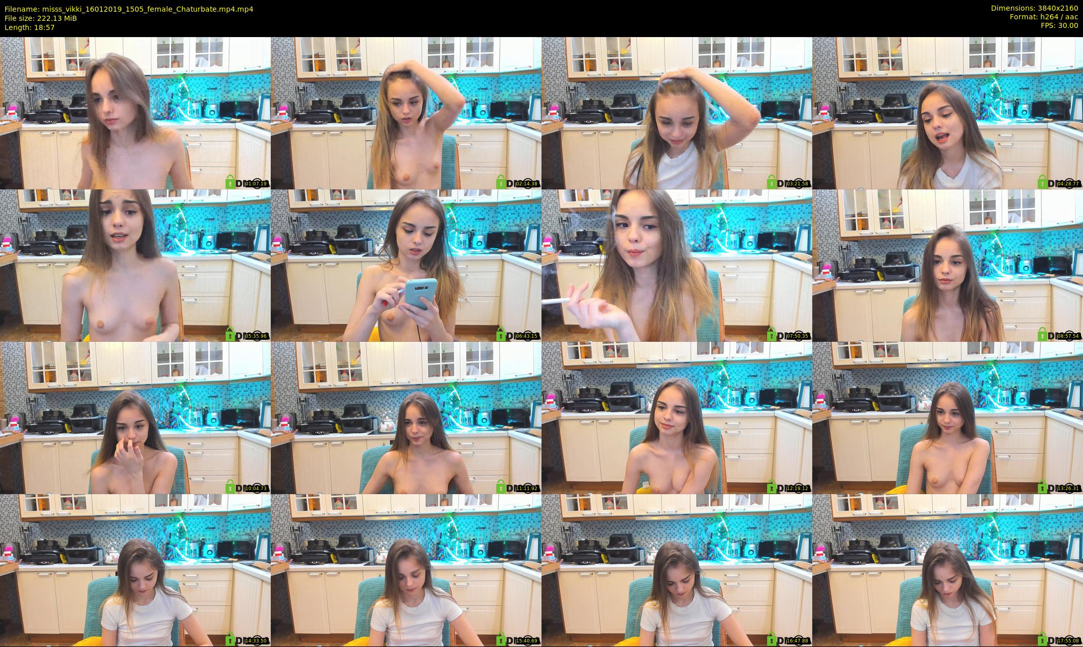 misss_vikki — 19 minute Chaturbate female cam show recording, 4K, Jan 16, 2019