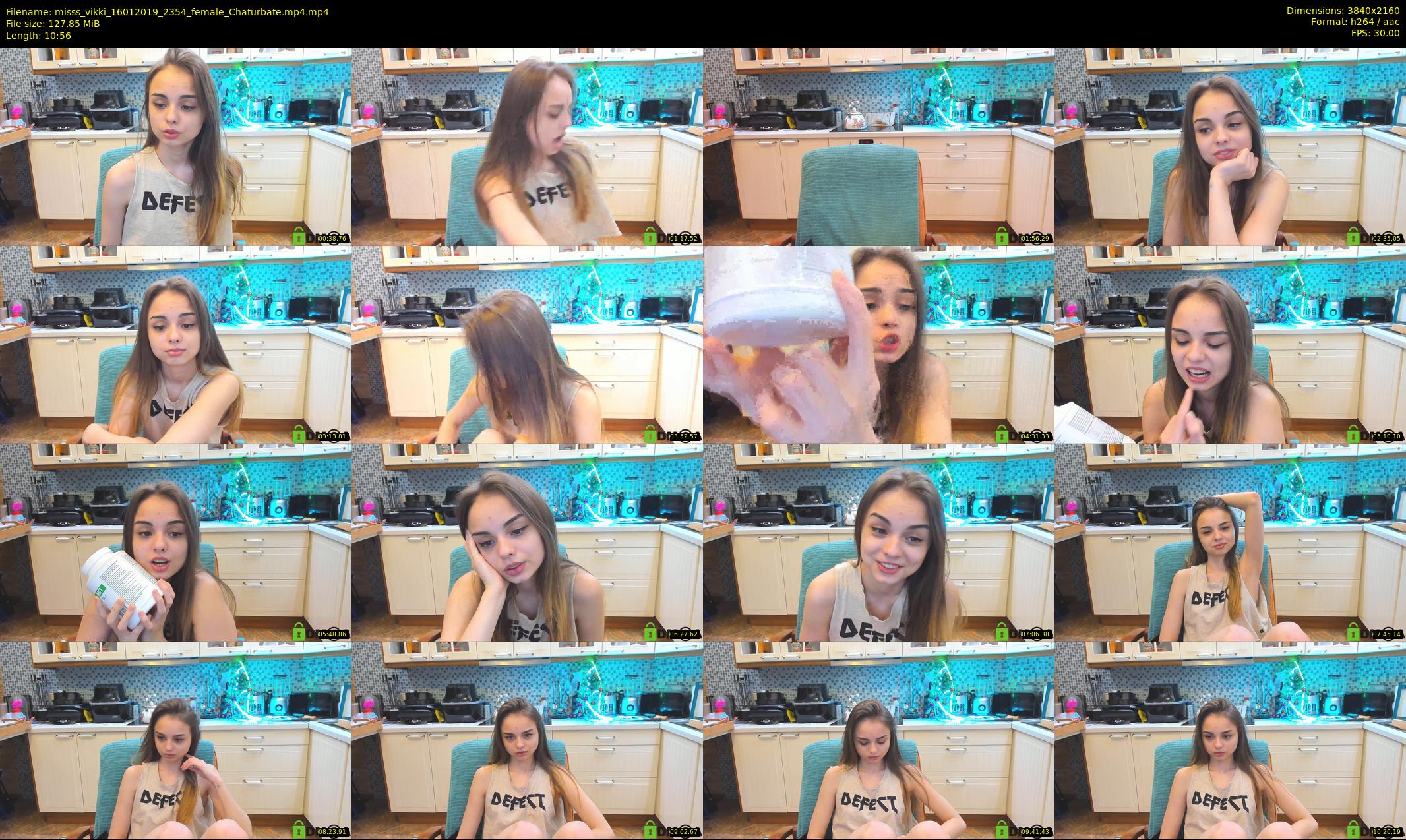 misss_vikki — 11 minute Chaturbate female cam show recording, 4K, Jan 16, 2019