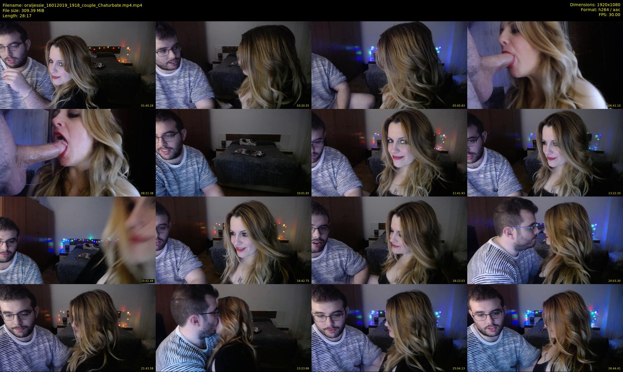 oraljessie — 29 minute Chaturbate couple cam show recording, 1080p, Jan 16, 2019