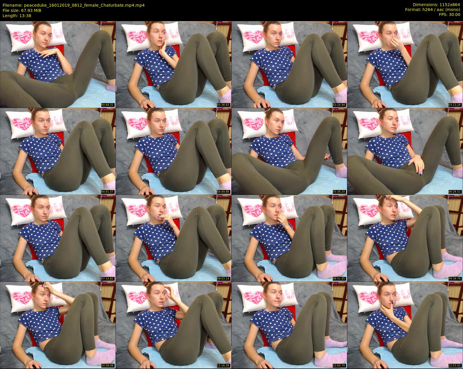 peaceduke — 14 minute Chaturbate female cam show recording, 720p, Jan 16, 2019