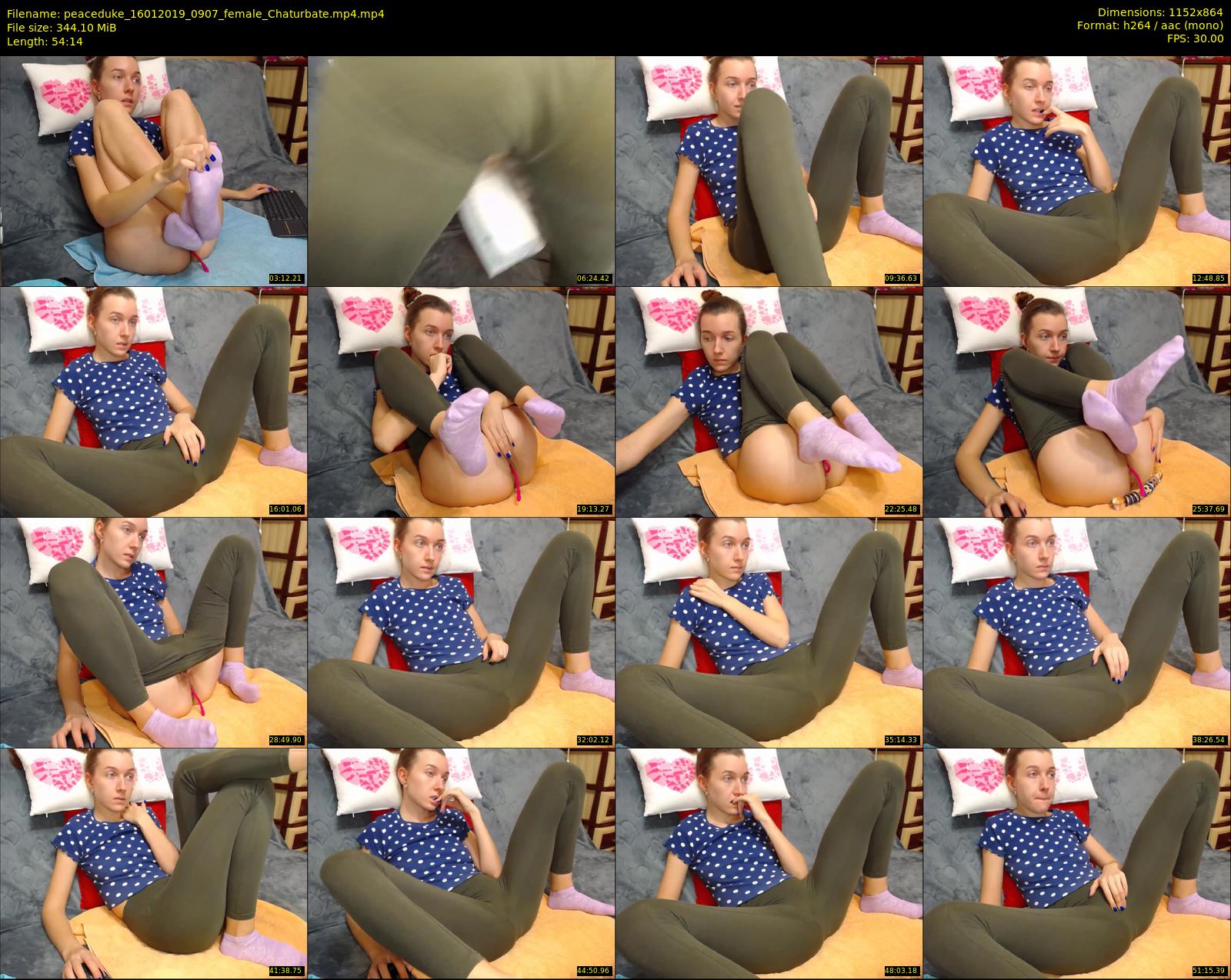 peaceduke — 55 minute Chaturbate female cam show recording, 720p, Jan 16, 2019