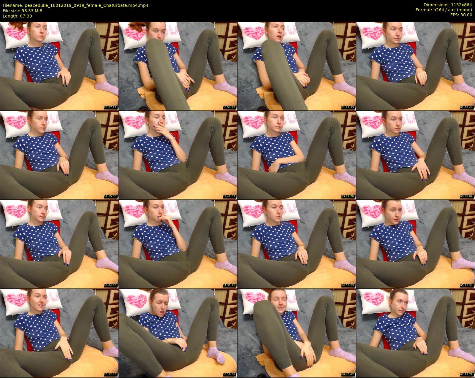 peaceduke — 8 minute Chaturbate female cam show recording, 720p, Jan 16, 2019