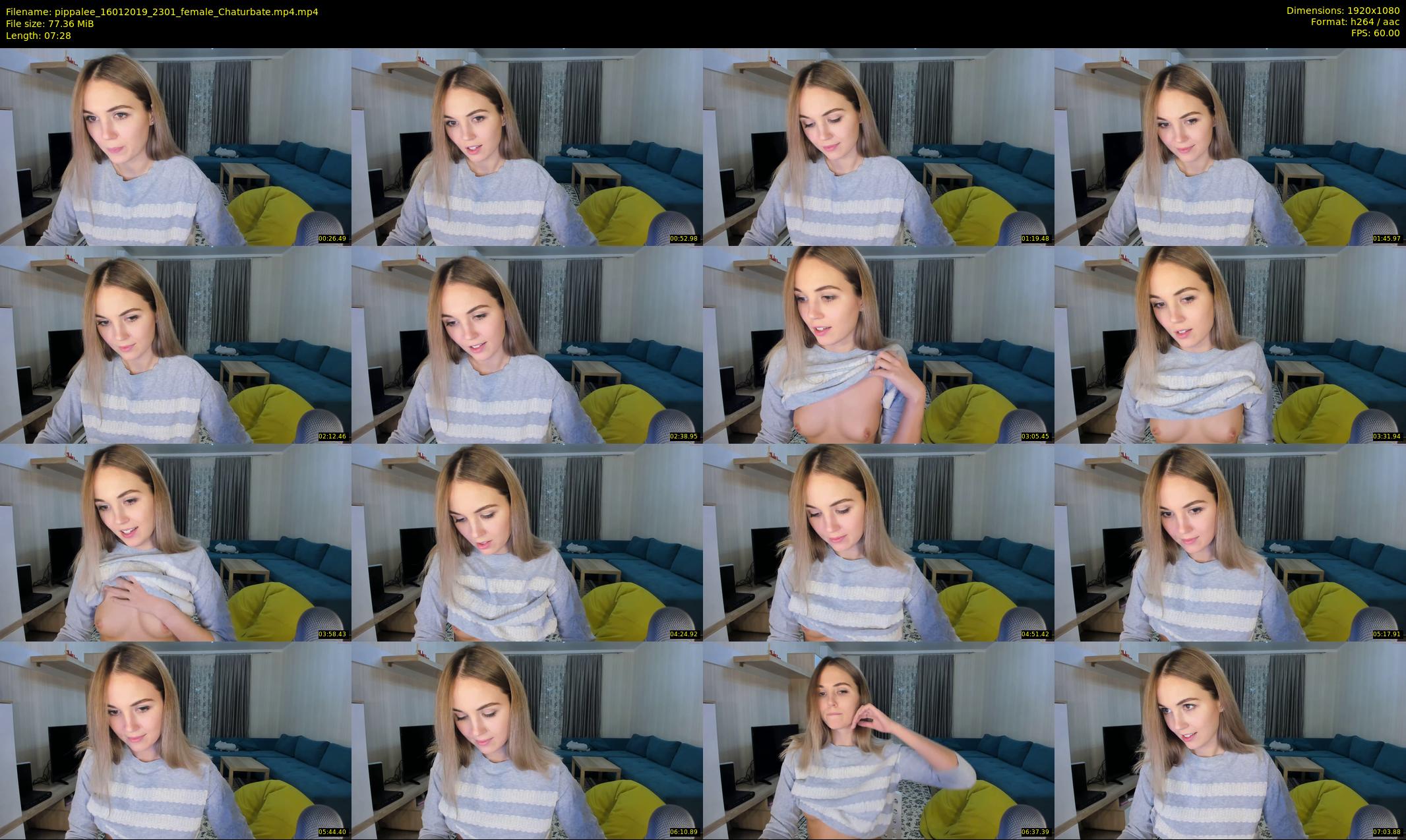 pippalee — 8 minute Chaturbate female cam show recording, 1080p, Jan 16, 2019