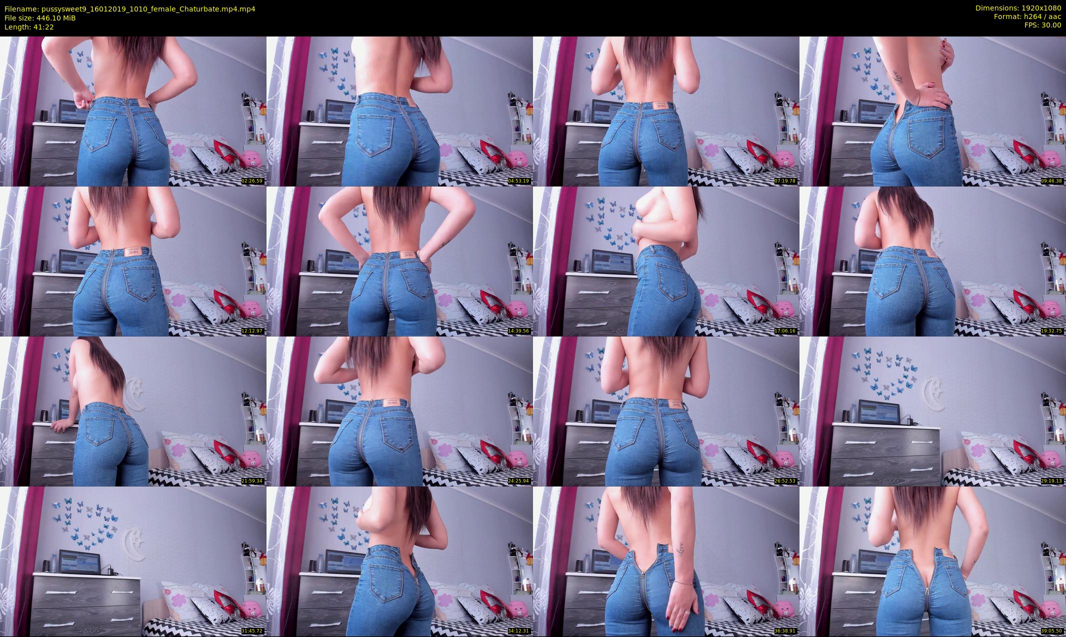 pussysweet9 — 42 minute Chaturbate female cam show recording, 1080p, Jan 16, 2019