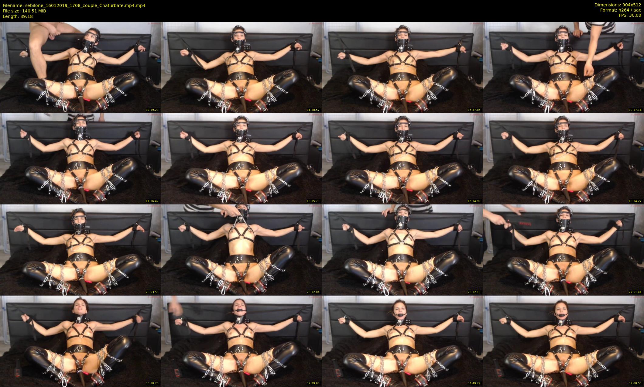sebilone — 40 minute Chaturbate couple cam show recording, 480p, Jan 16, 2019
