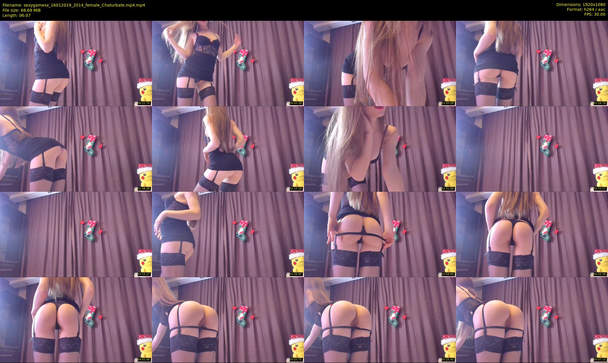 sexygamesx — 7 minute Chaturbate female cam show recording, 1080p, Jan 16, 2019