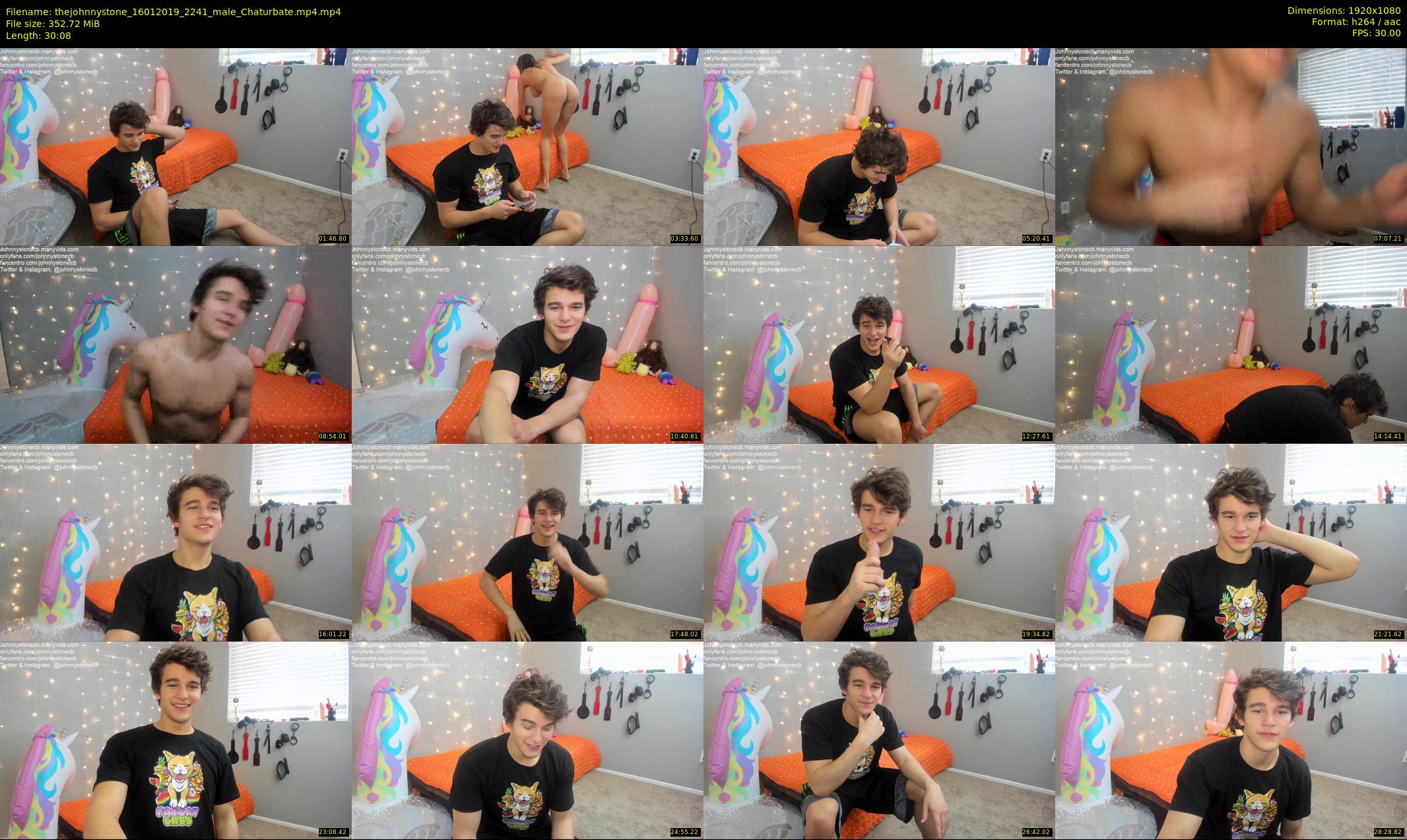 thejohnnystone — 31 minute Chaturbate male cam show recording, 1080p, Jan 16, 2019