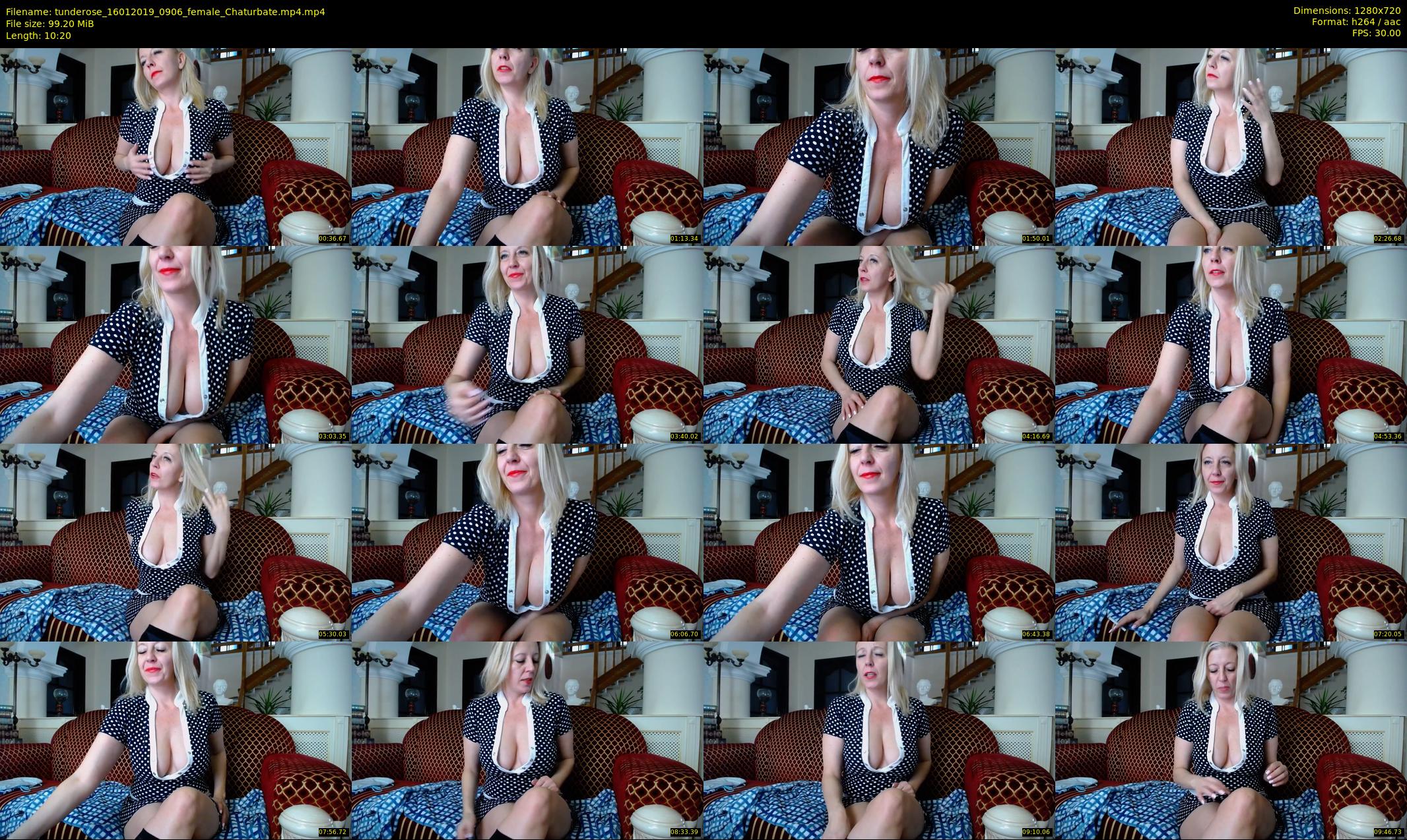 tunderose — 11 minute Chaturbate female cam show recording, 720p, Jan 16, 2019
