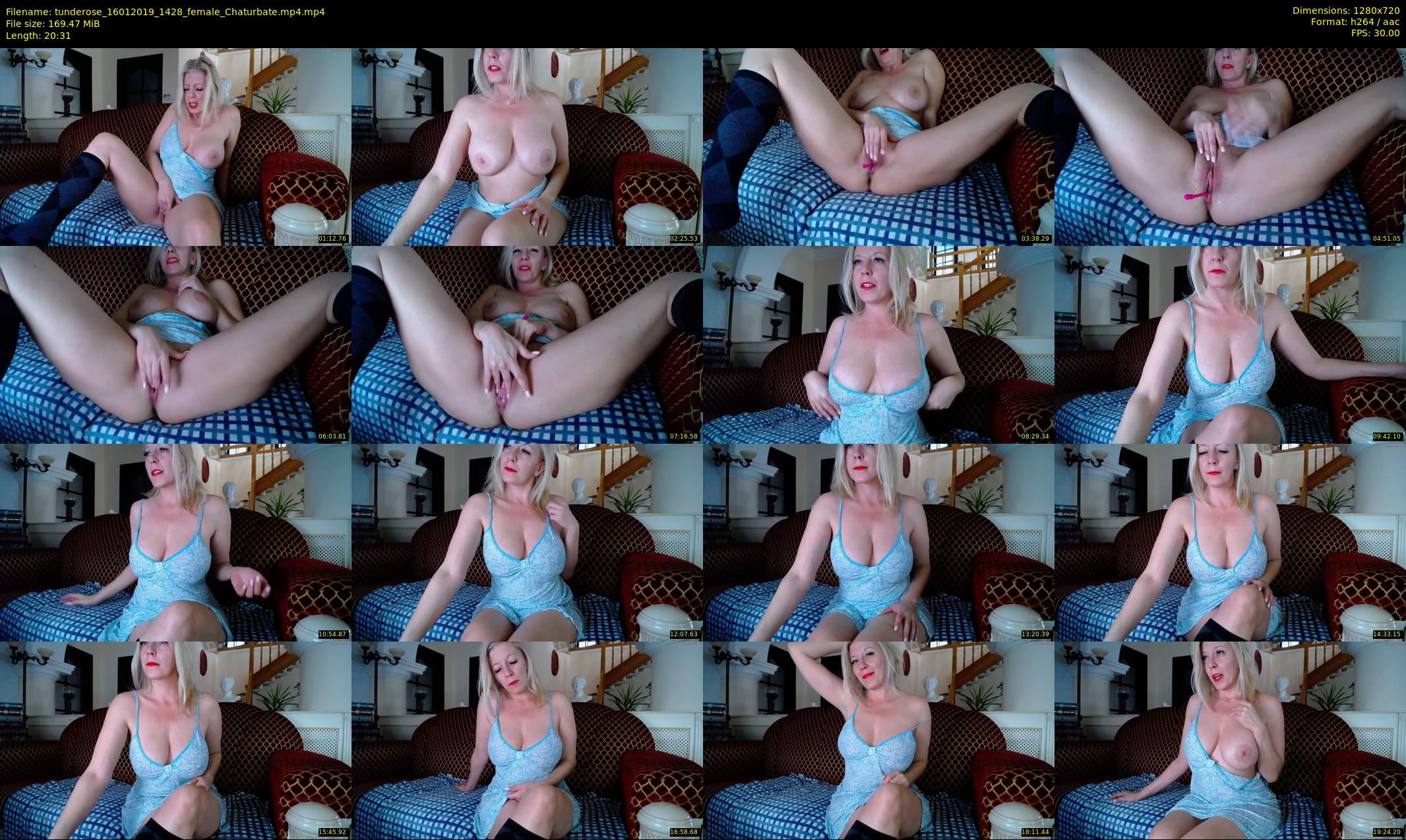 tunderose — 21 minute Chaturbate female cam show recording, 720p, Jan 16, 2019