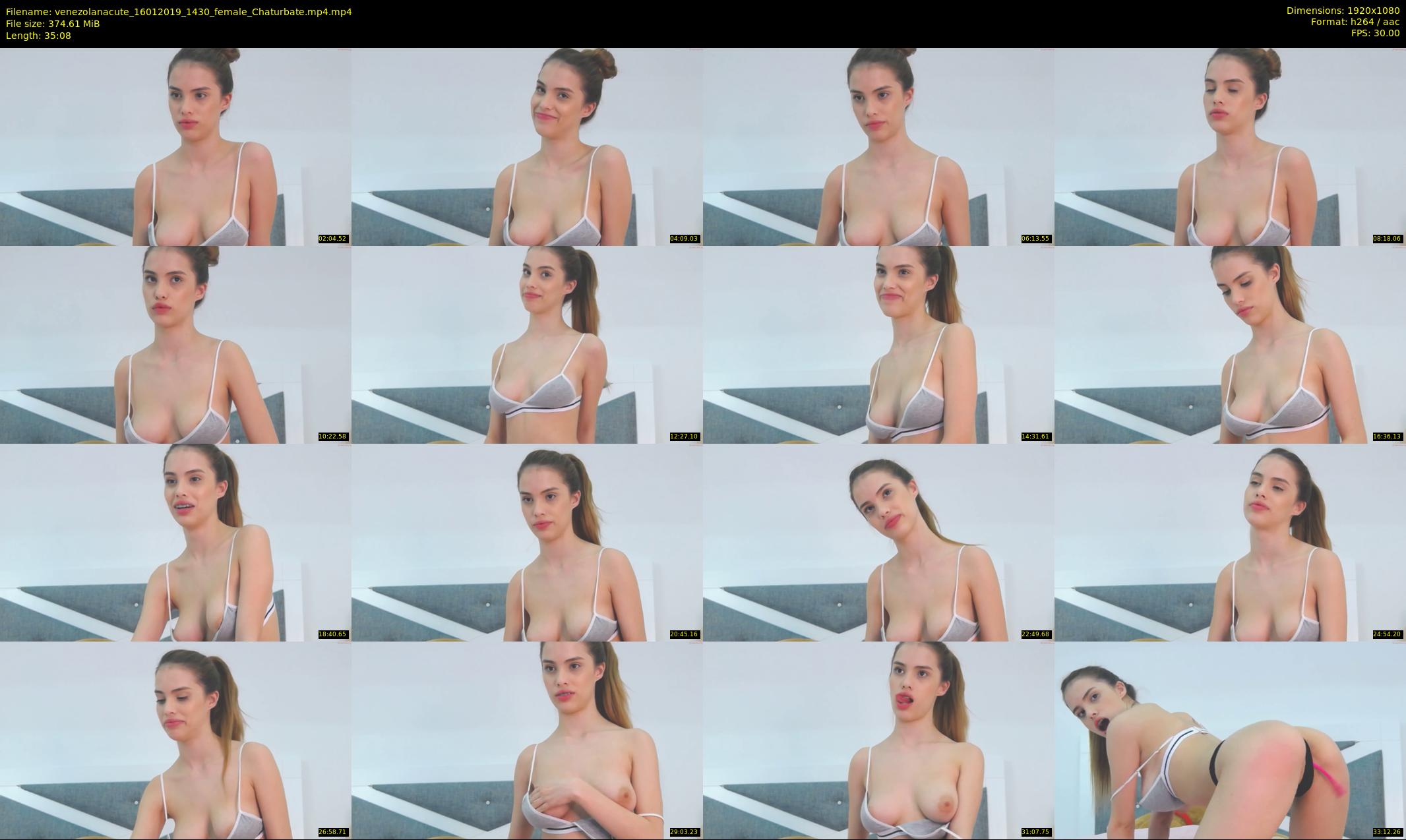 venezolanacute — 36 minute Chaturbate female cam show recording, 1080p, Jan 16, 2019