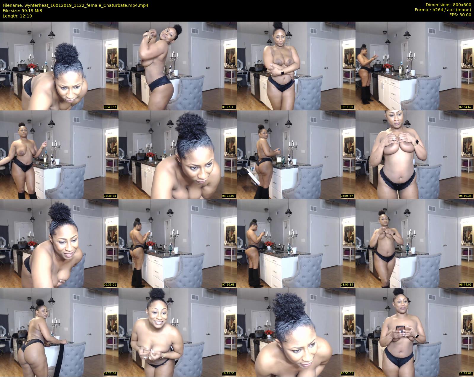 wynterheat — 13 minute Chaturbate female cam show recording, 480p, Jan 16, 2019