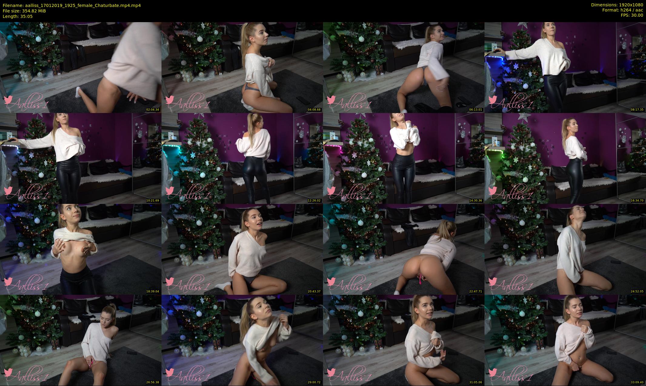 aalliss — 36 minute Chaturbate female cam show recording, 1080p, Jan 17, 2019