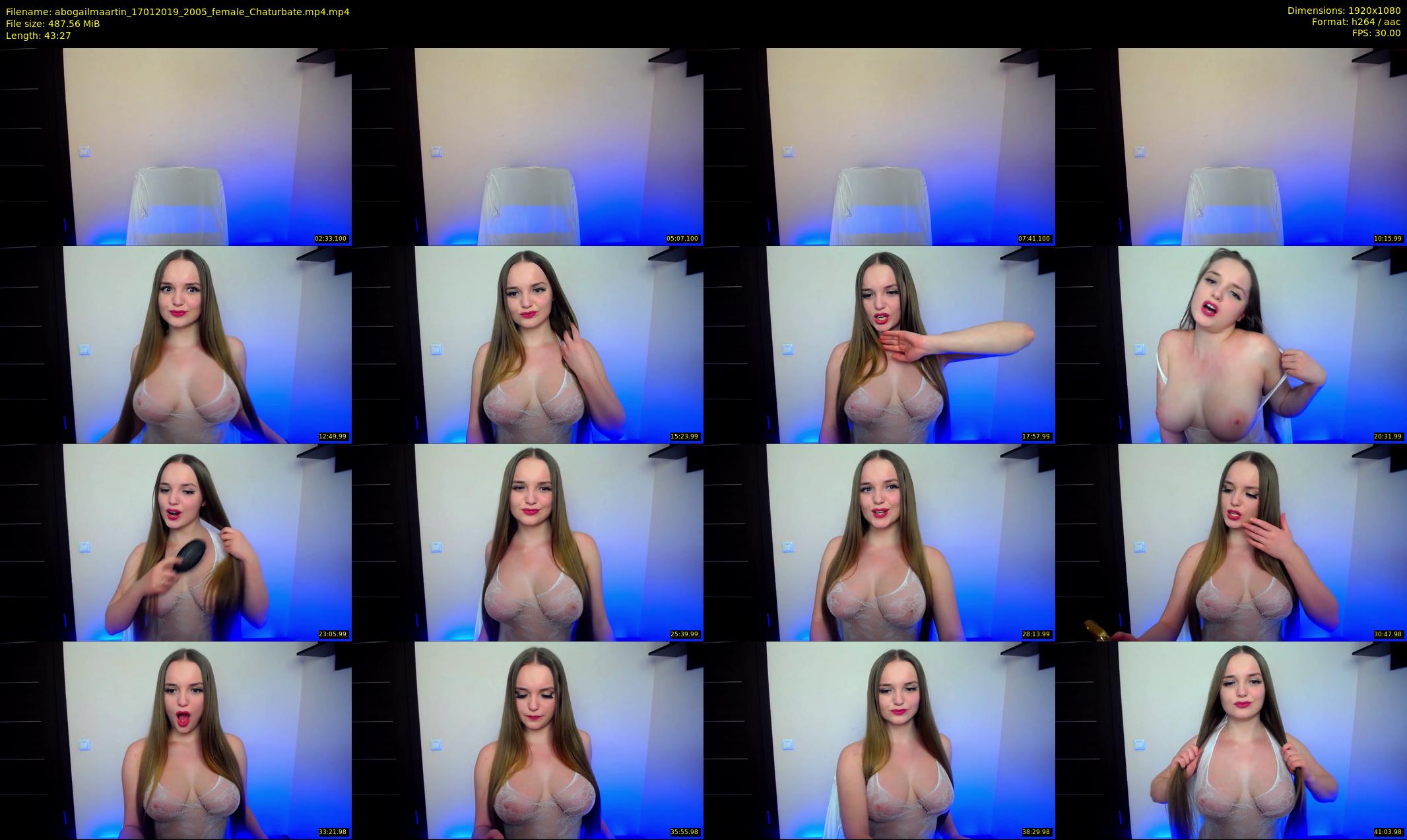 abogailmaartin — 44 minute Chaturbate female cam show recording, 1080p, Jan 17, 2019