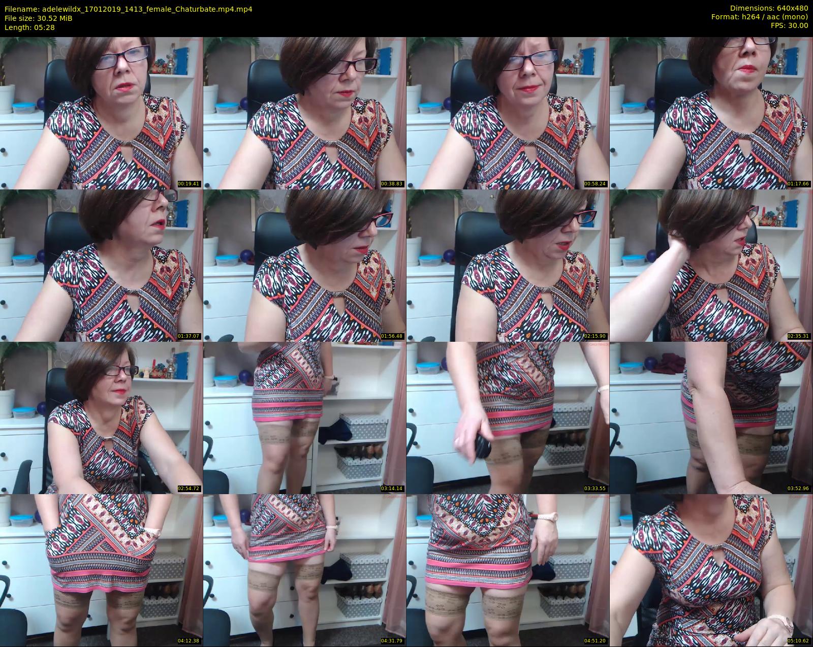 adelewildx — 6 minute Chaturbate female cam show recording, 480p, Jan 17, 2019