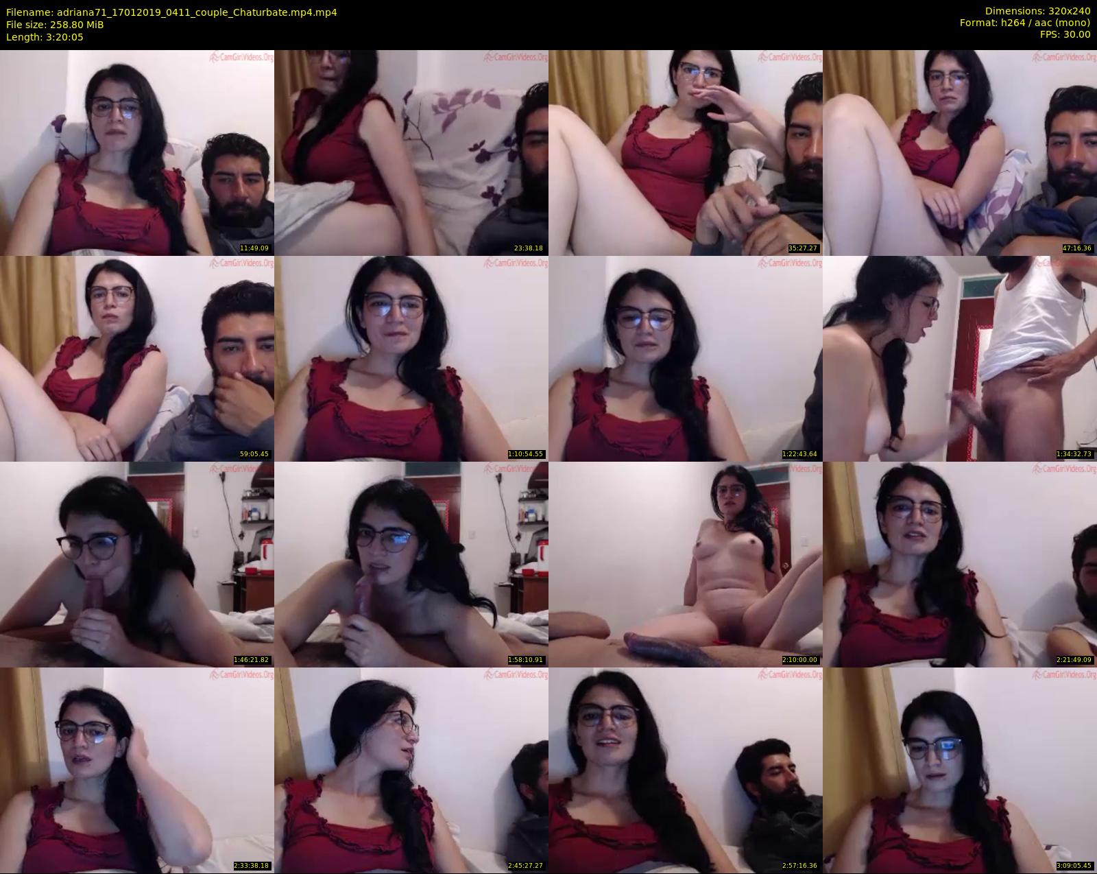 adriana71 — 201 minute Chaturbate couple cam show recording, SD, Jan 17, 2019