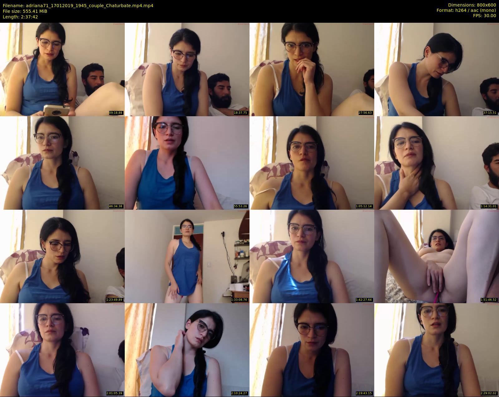 adriana71 — 158 minute Chaturbate couple cam show recording, 480p, Jan 17, 2019