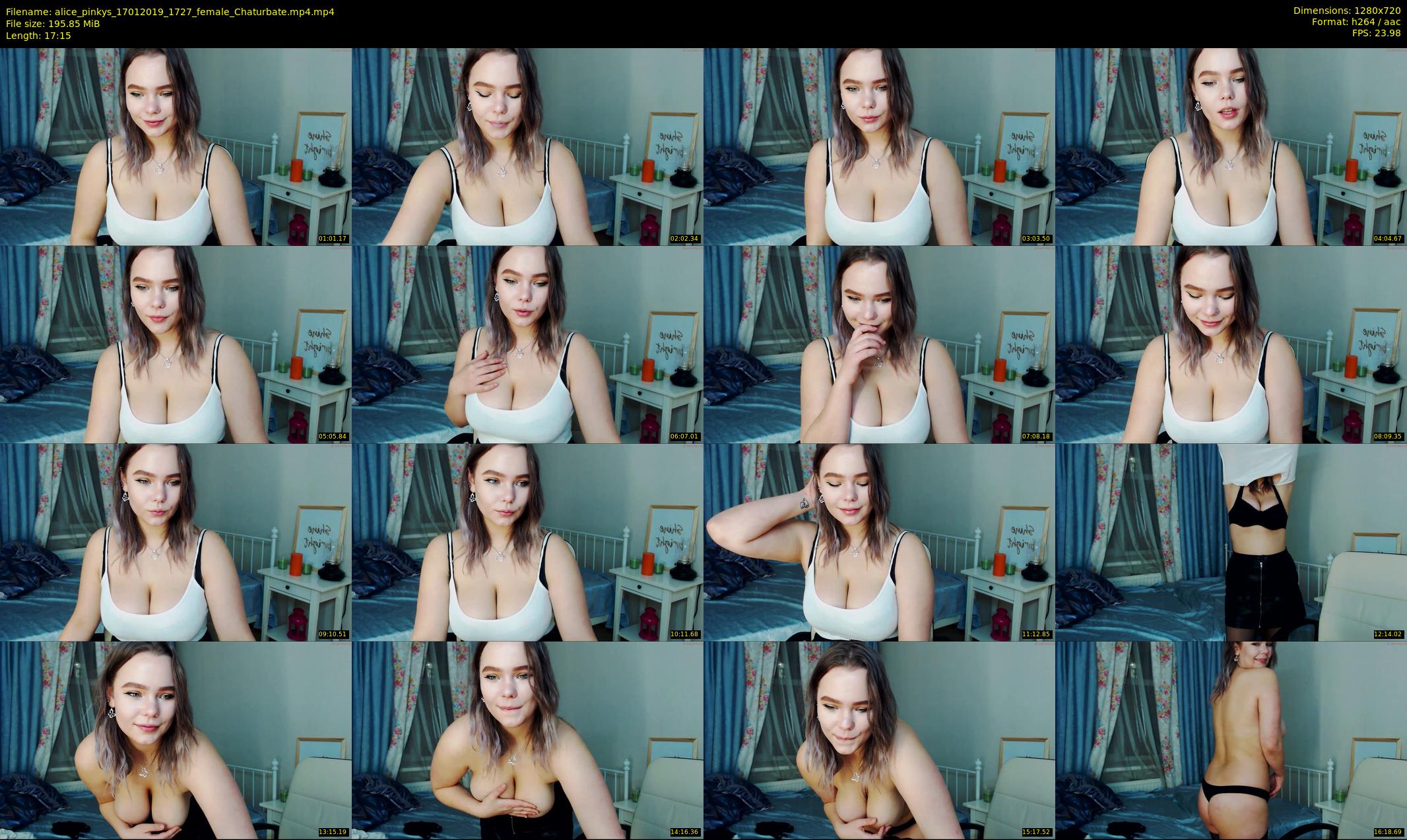 alice_pinkys — 18 minute Chaturbate female cam show recording, 720p, Jan 17, 2019