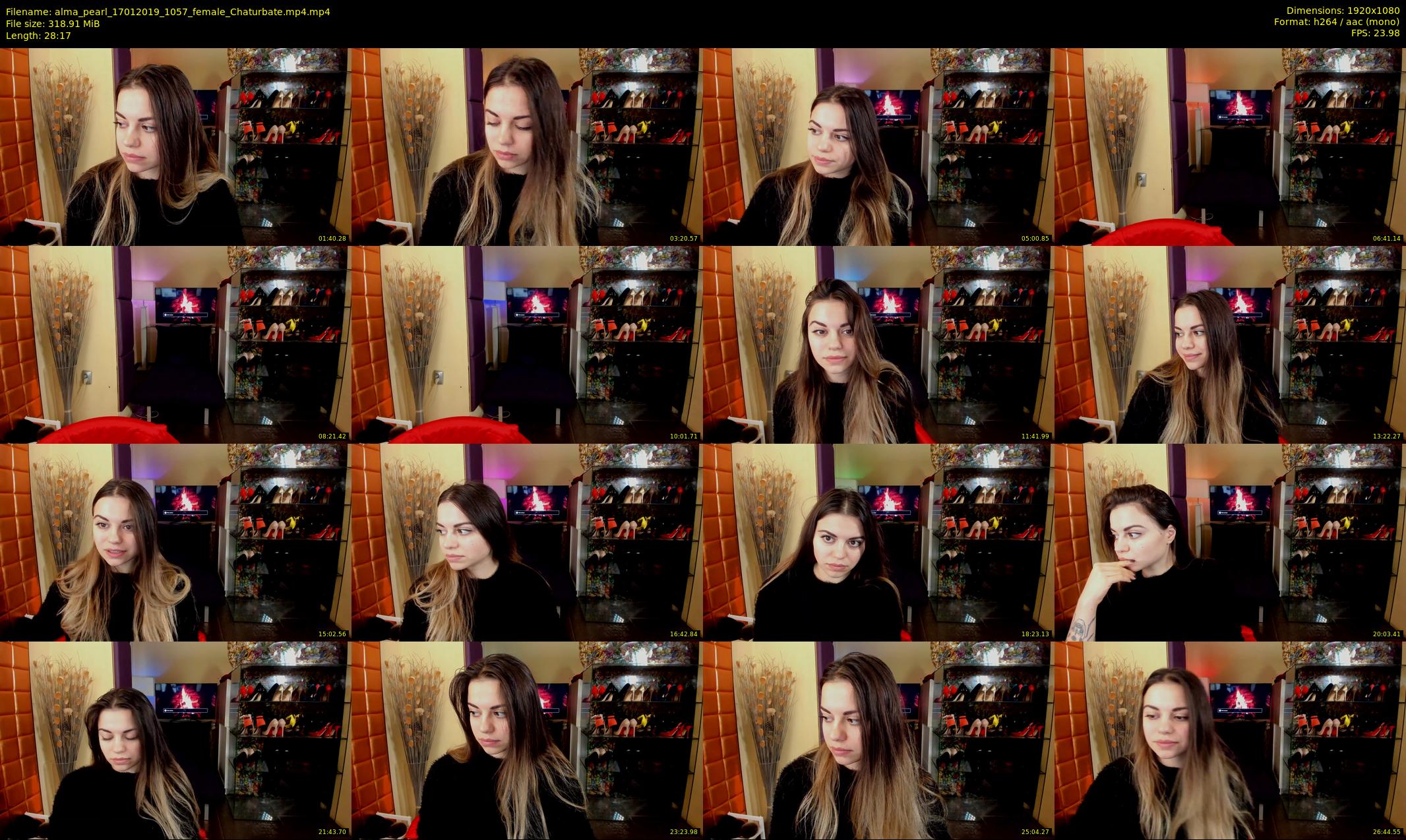 alma_pearl — 29 minute Chaturbate female cam show recording, 1080p, Jan 17, 2019